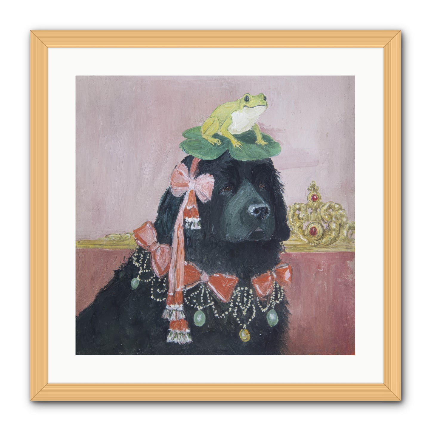Luminously Charmed -- Framed Print - Natural 20x20