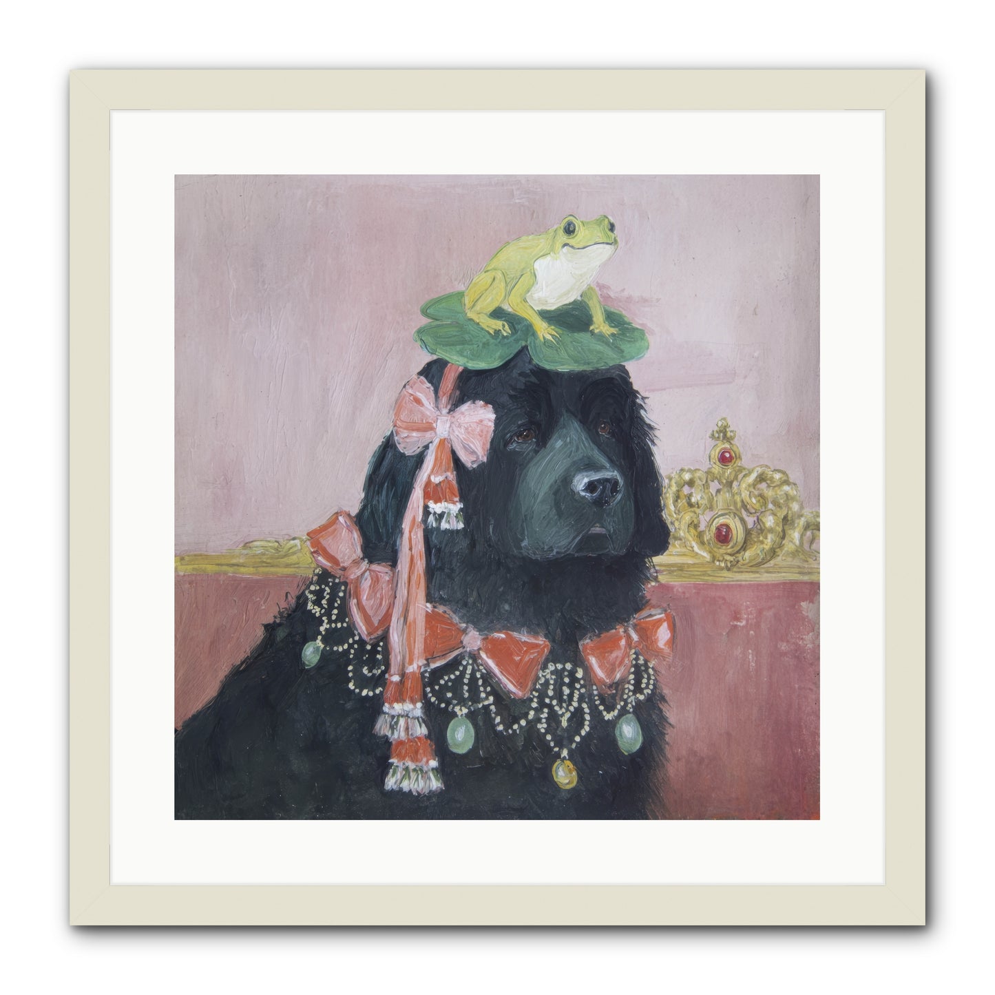 Luminously Charmed -- Framed Print - White 20x20