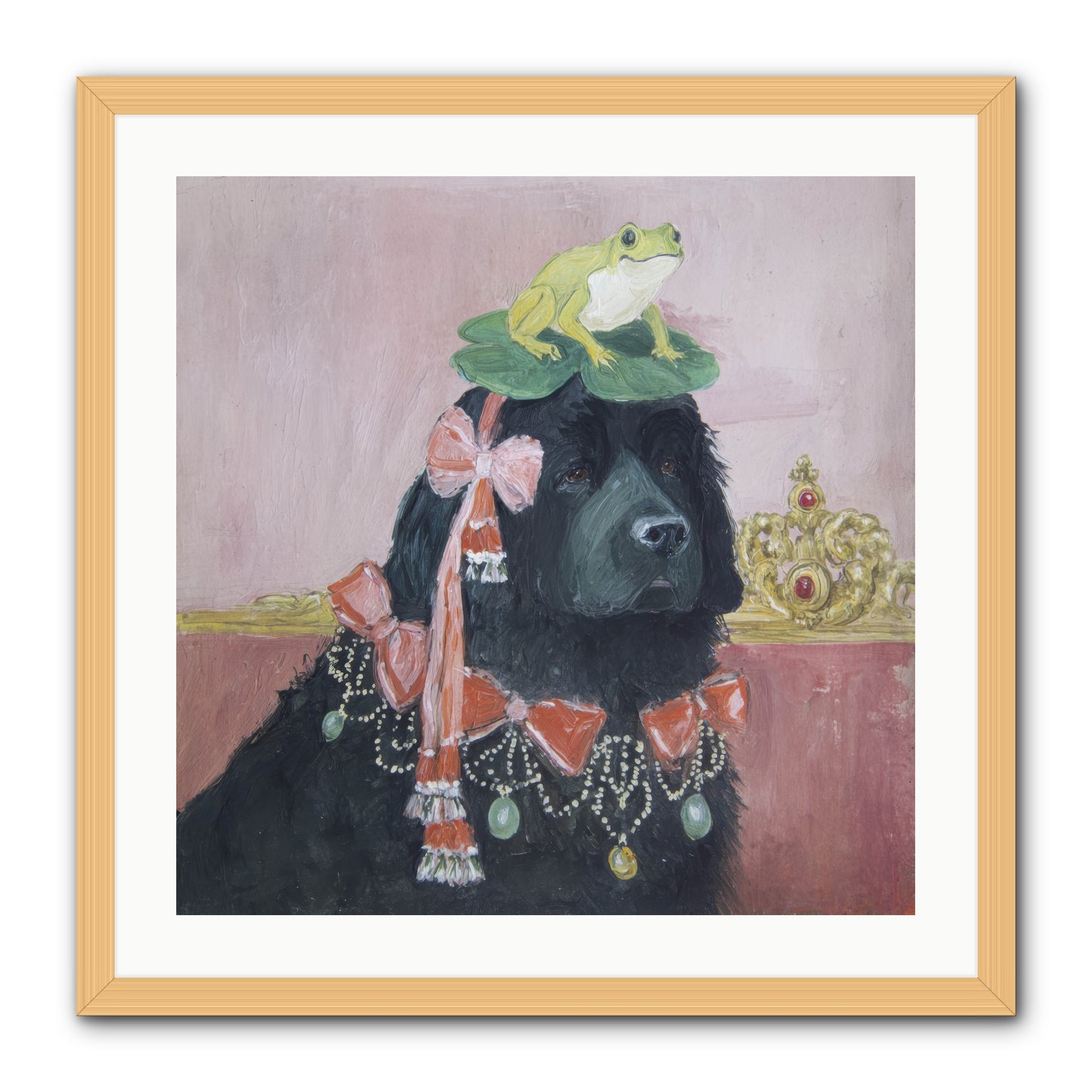 Luminously Charmed -- Framed Print - Natural 24x24