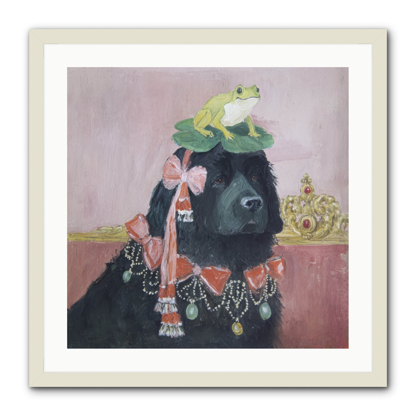 Luminously Charmed -- Framed Print - White 24x24