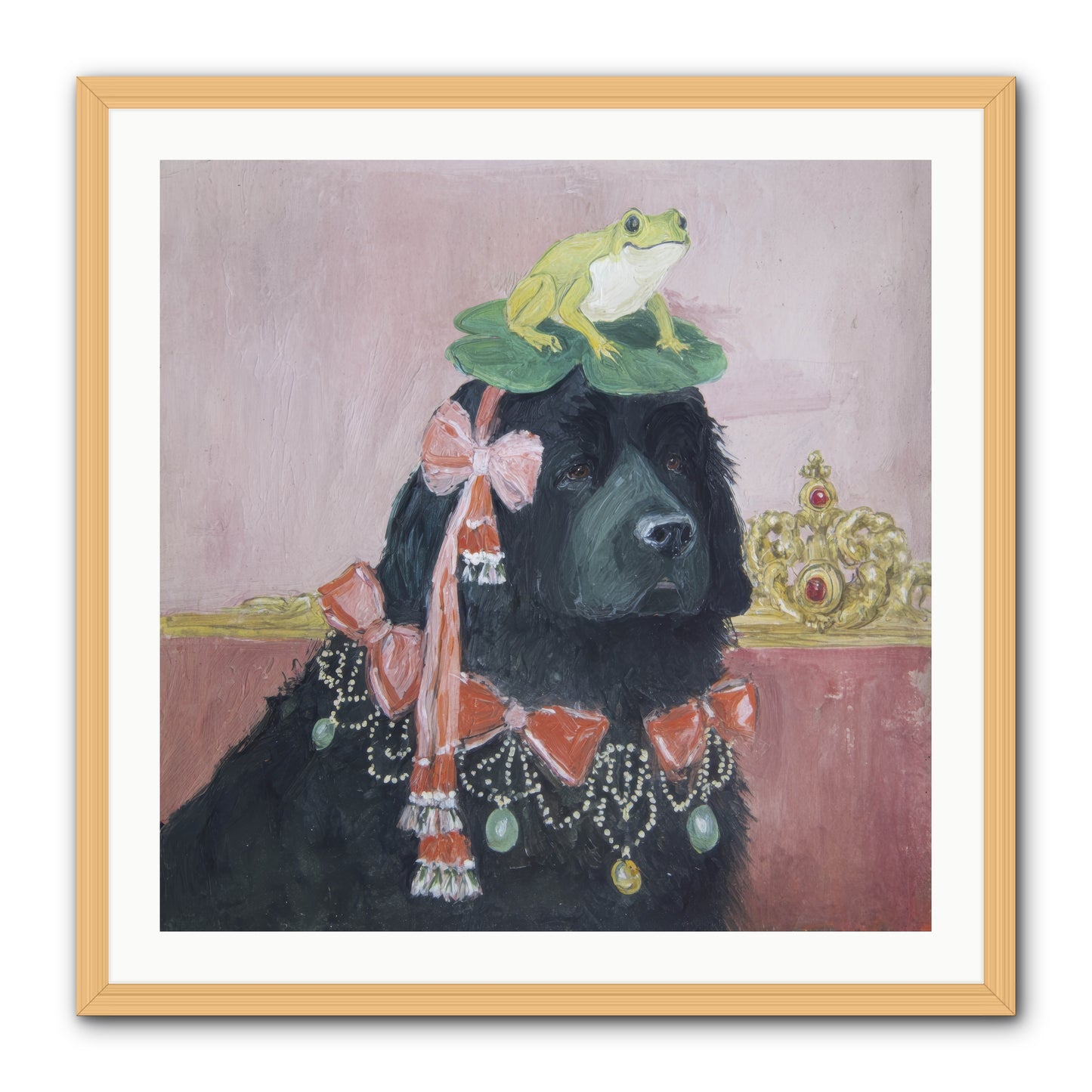 Luminously Charmed -- Framed Print - Natural 30x30