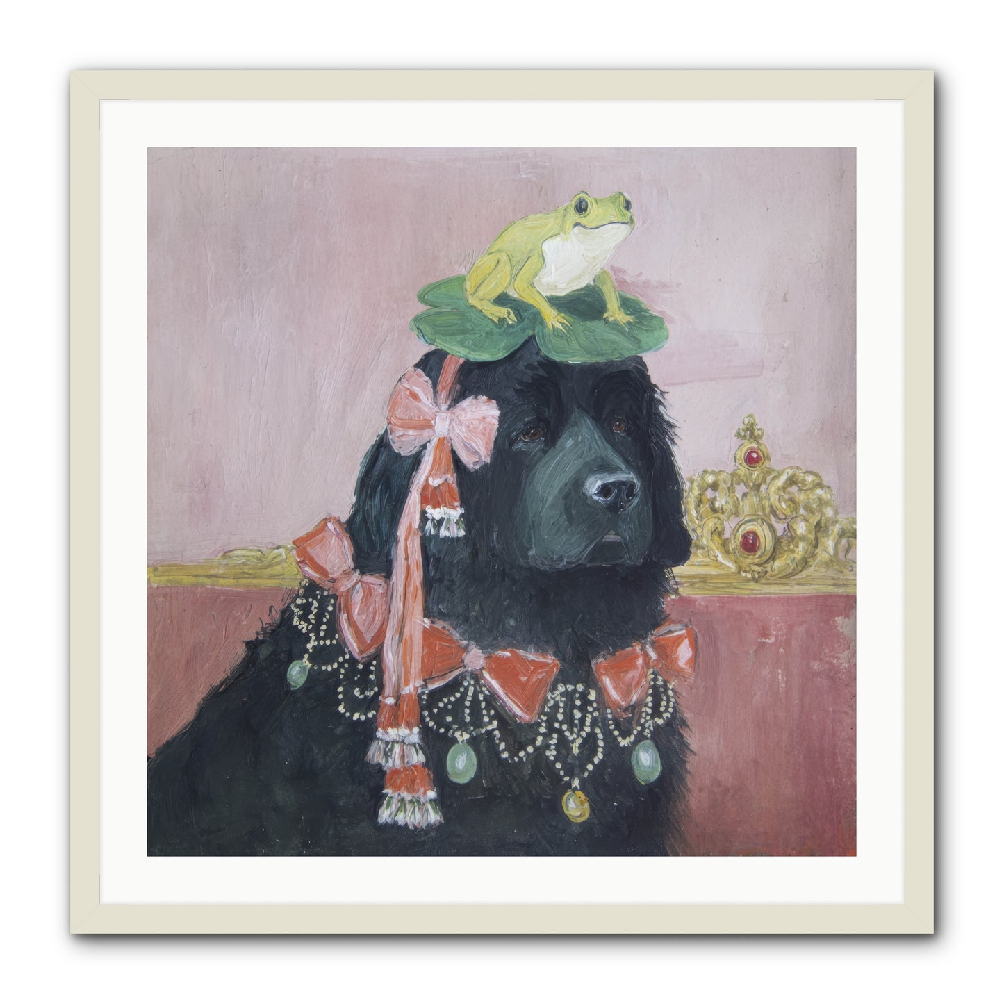 Luminously Charmed -- Framed Print - White 30x30