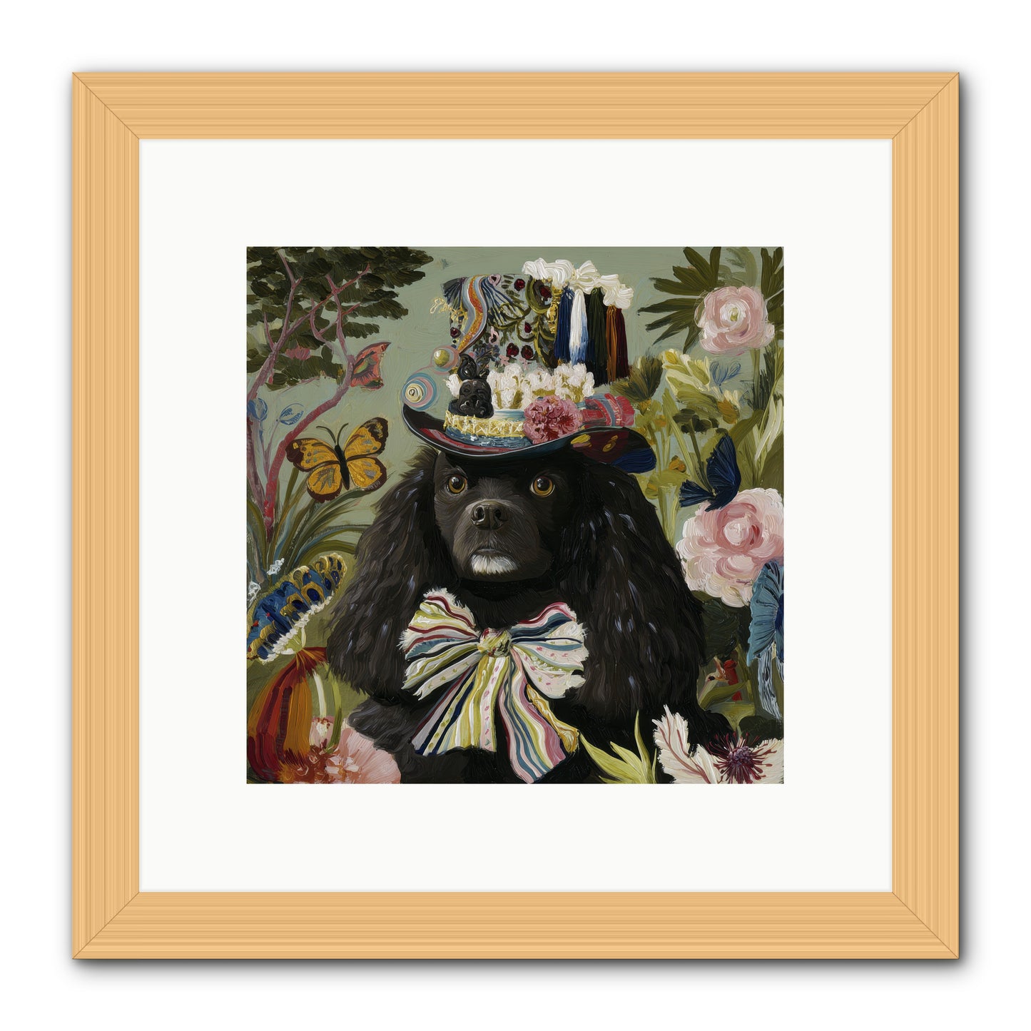 Lush Wilder -- Framed Print - Natural 10x10