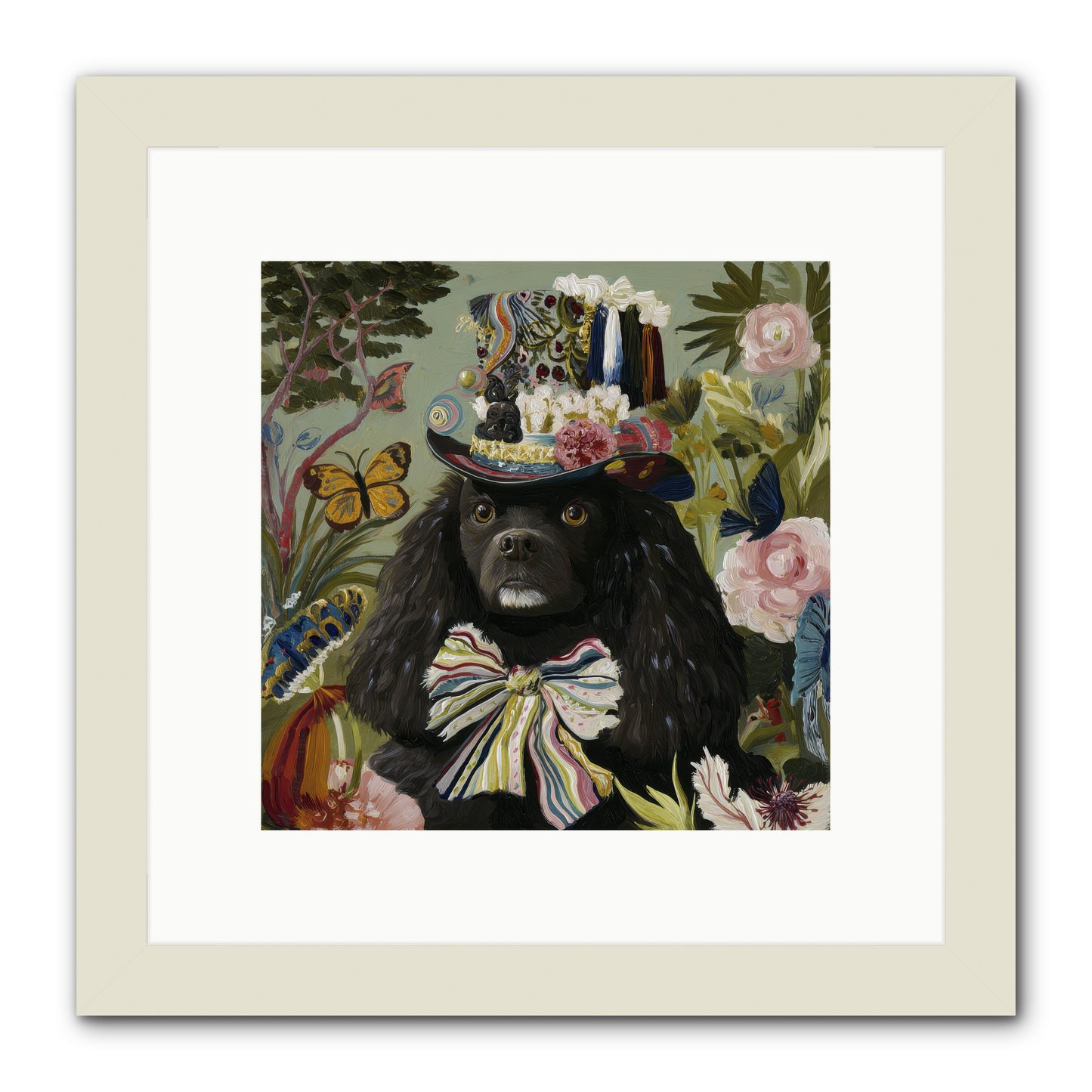 Lush Wilder -- Framed Print - White 10x10