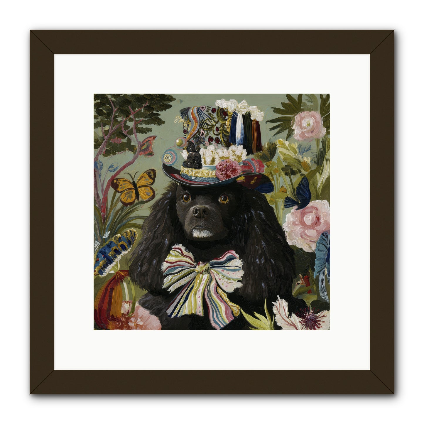 Lush Wilder -- Framed Print - Black 12x12