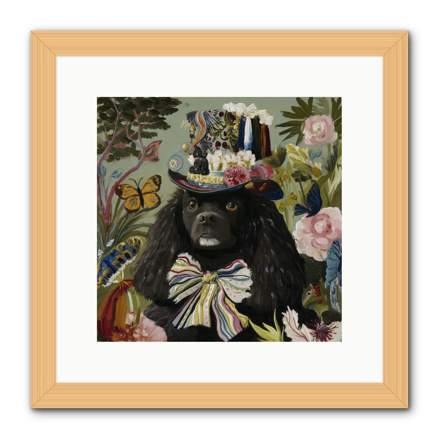 Lush Wilder -- Framed Print - Natural 12x12