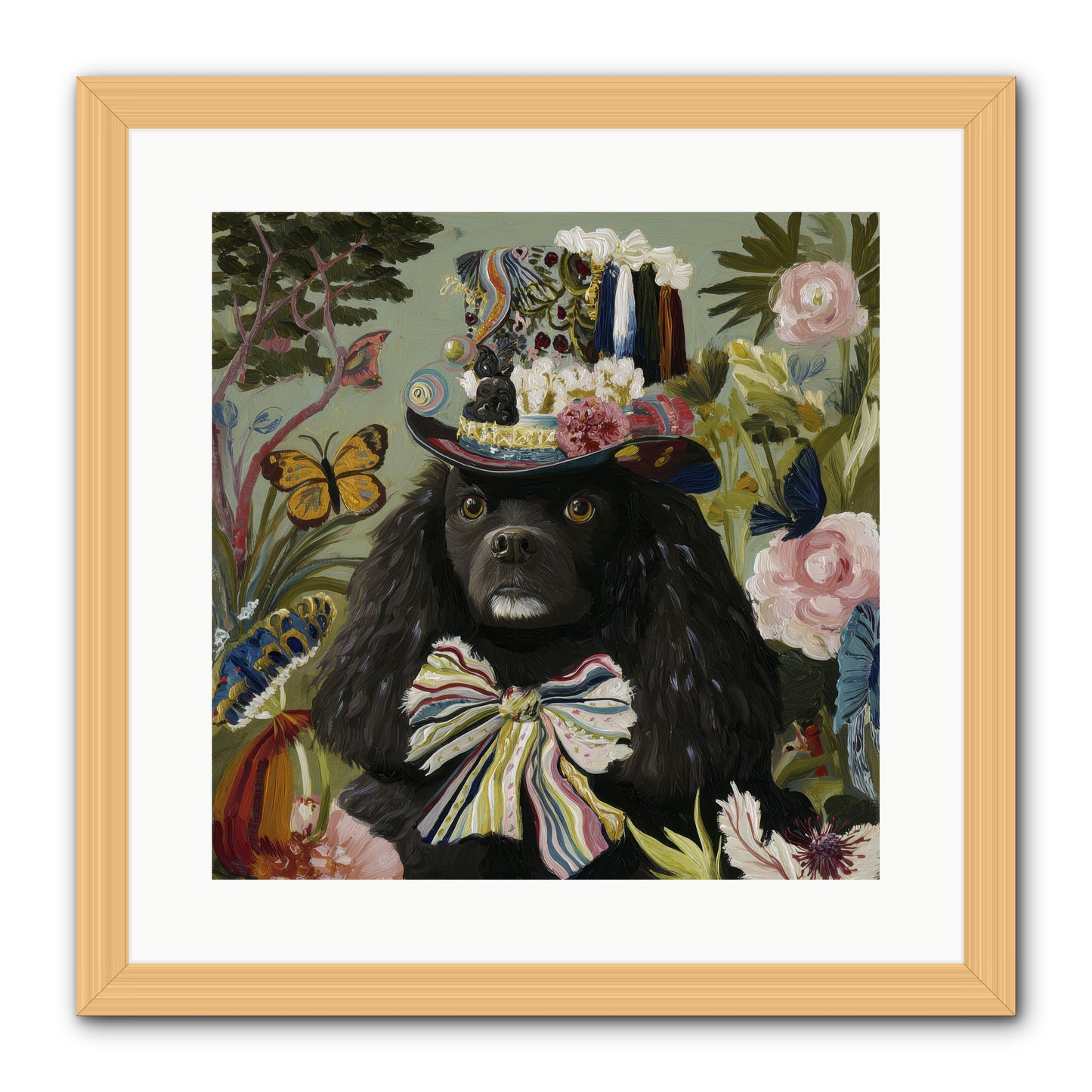 Lush Wilder -- Framed Print - Natural 16x16