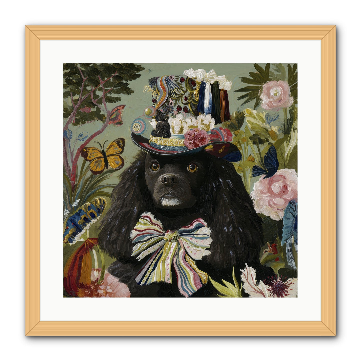 Lush Wilder -- Framed Print - Natural 20x20