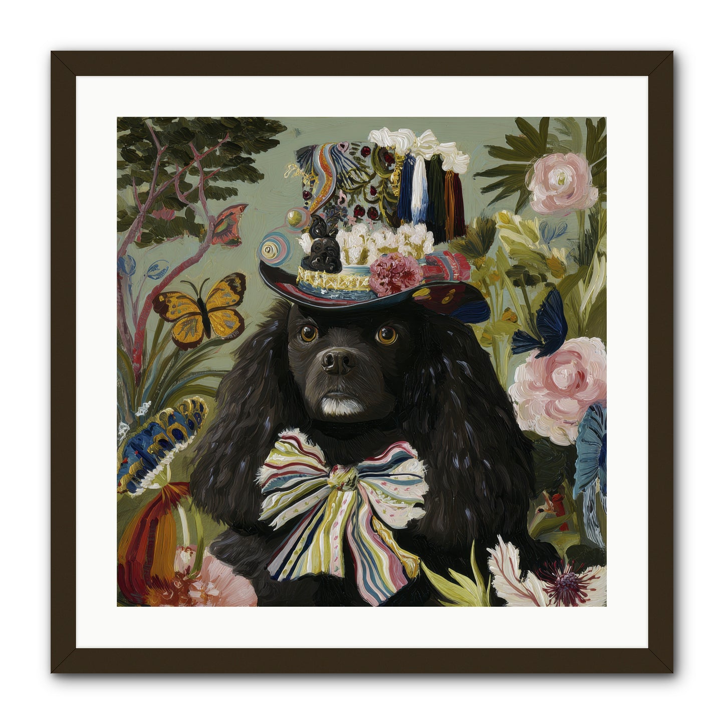 Lush Wilder -- Framed Print - Black 24x24