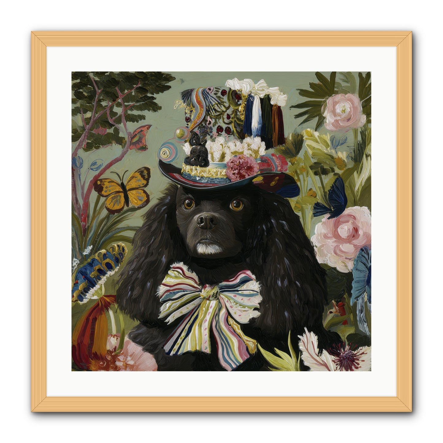 Lush Wilder -- Framed Print - Natural 24x24