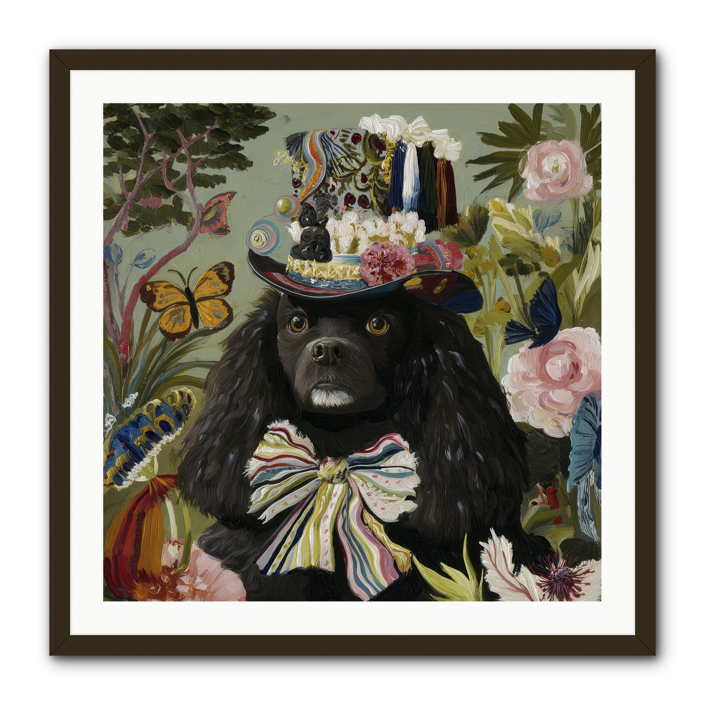 Lush Wilder -- Framed Print - Black 30x30
