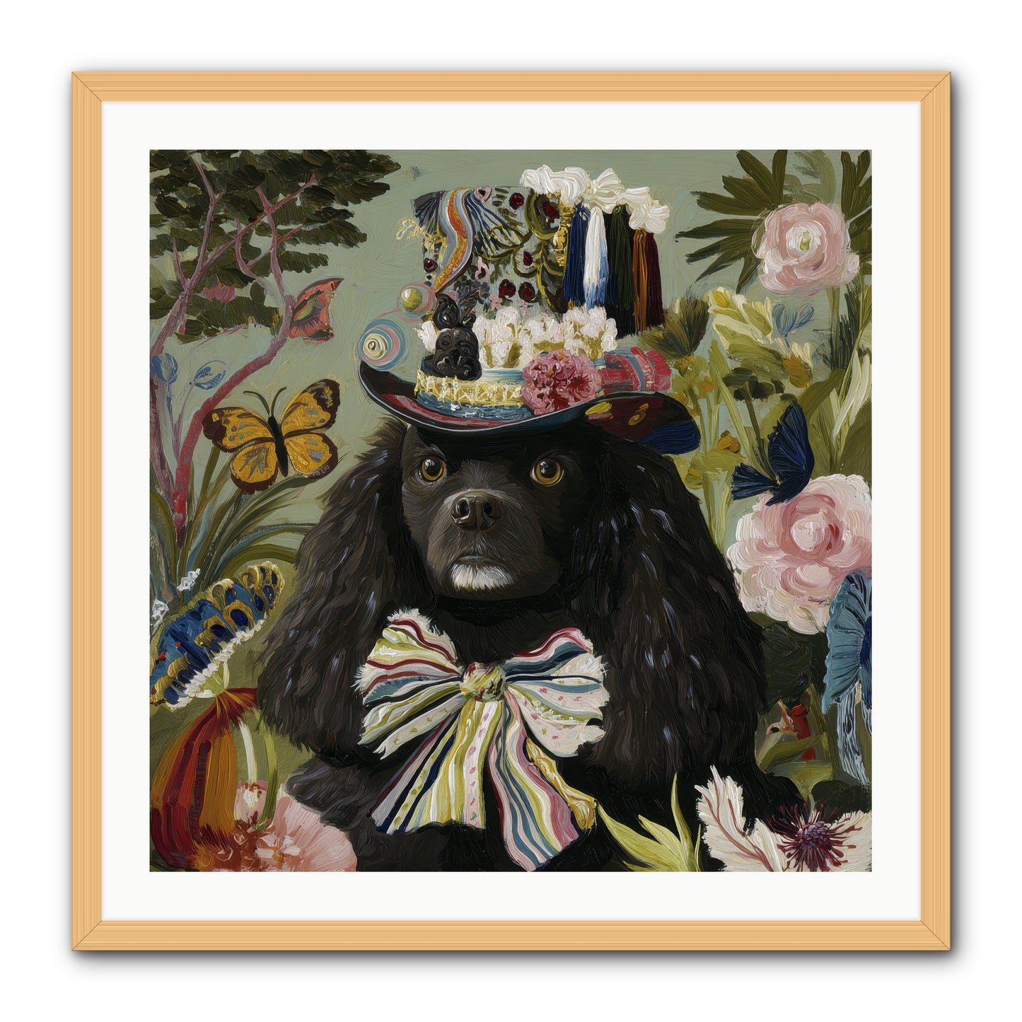 Lush Wilder -- Framed Print - Natural 30x30