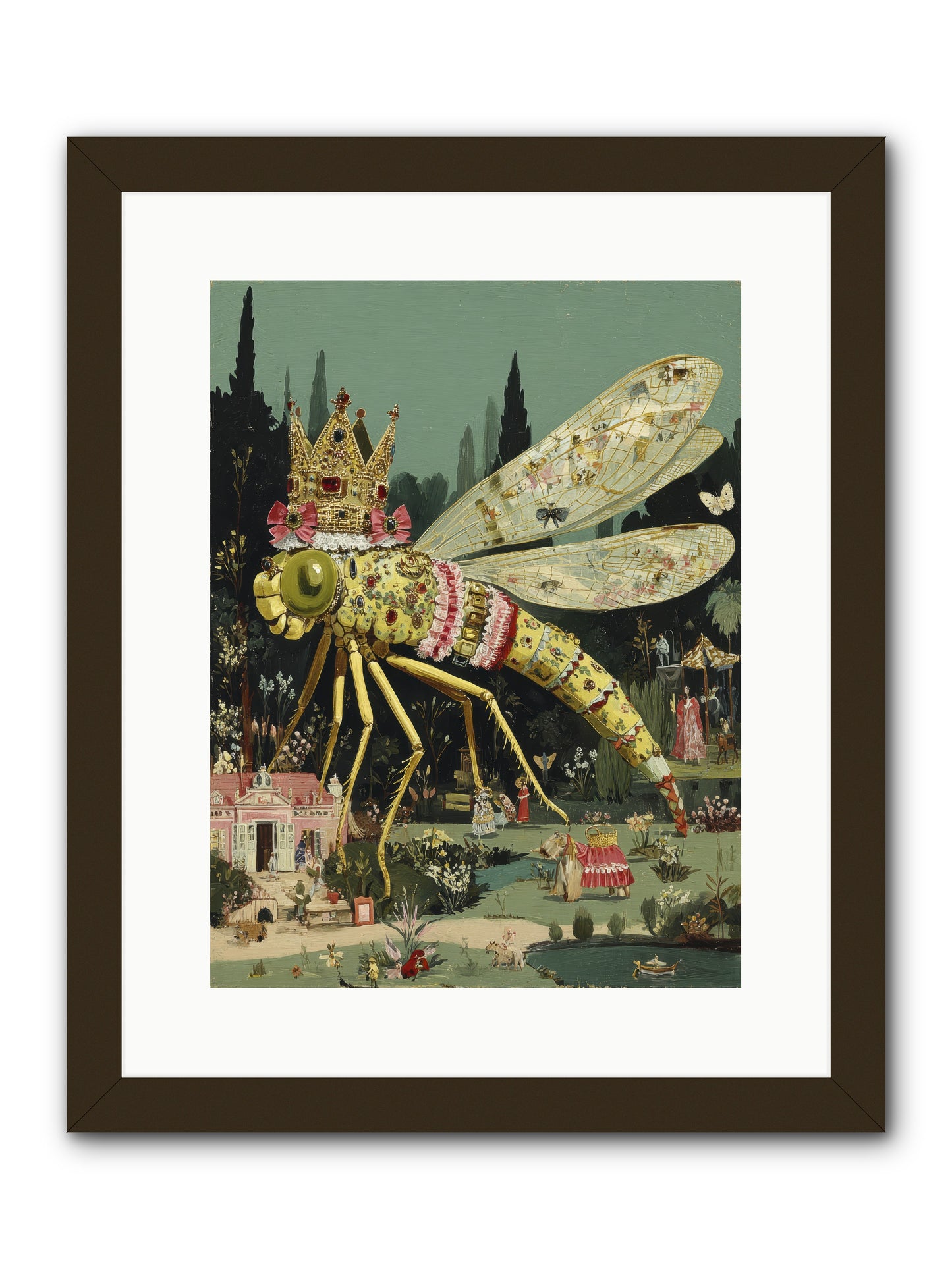 Luxuriant Mysteries -- Framed Print - Black 12x16
