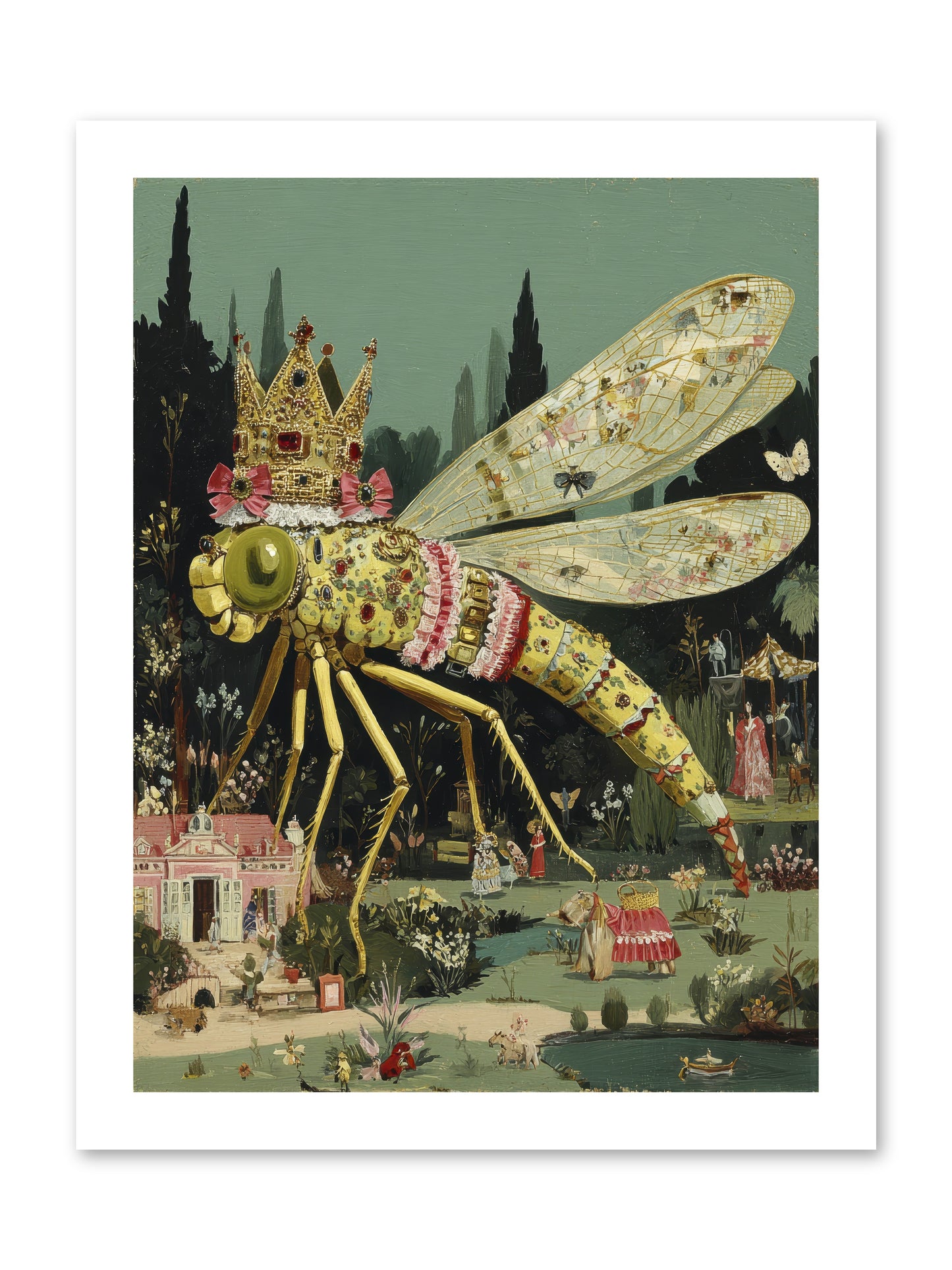 Luxuriant Mysteries -- Paper Print 12x16