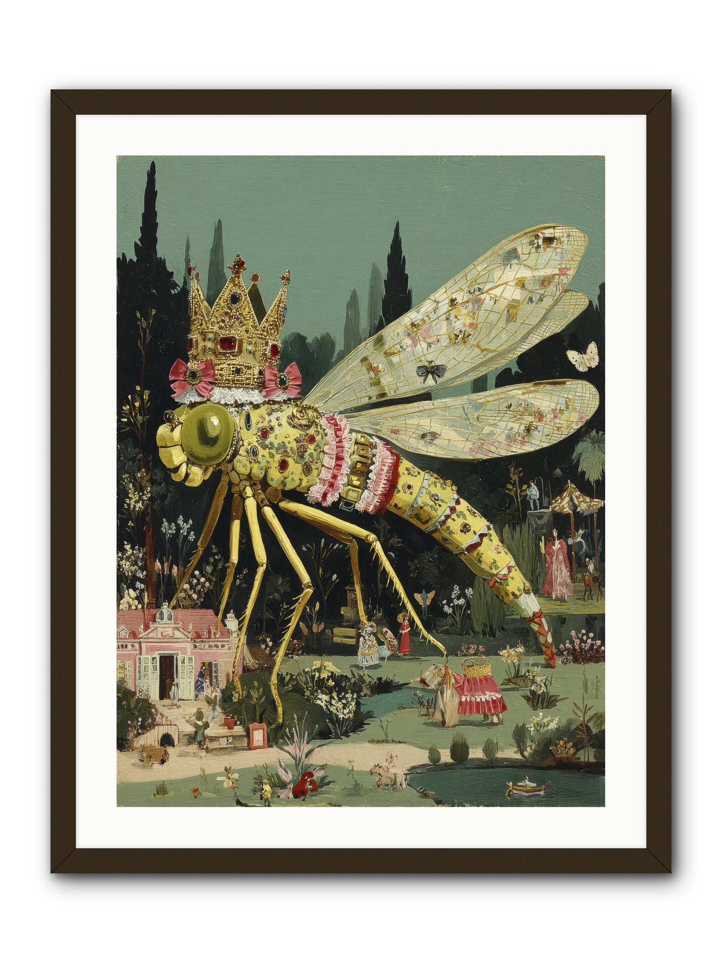 Luxuriant Mysteries -- Framed Print - Black 24x32