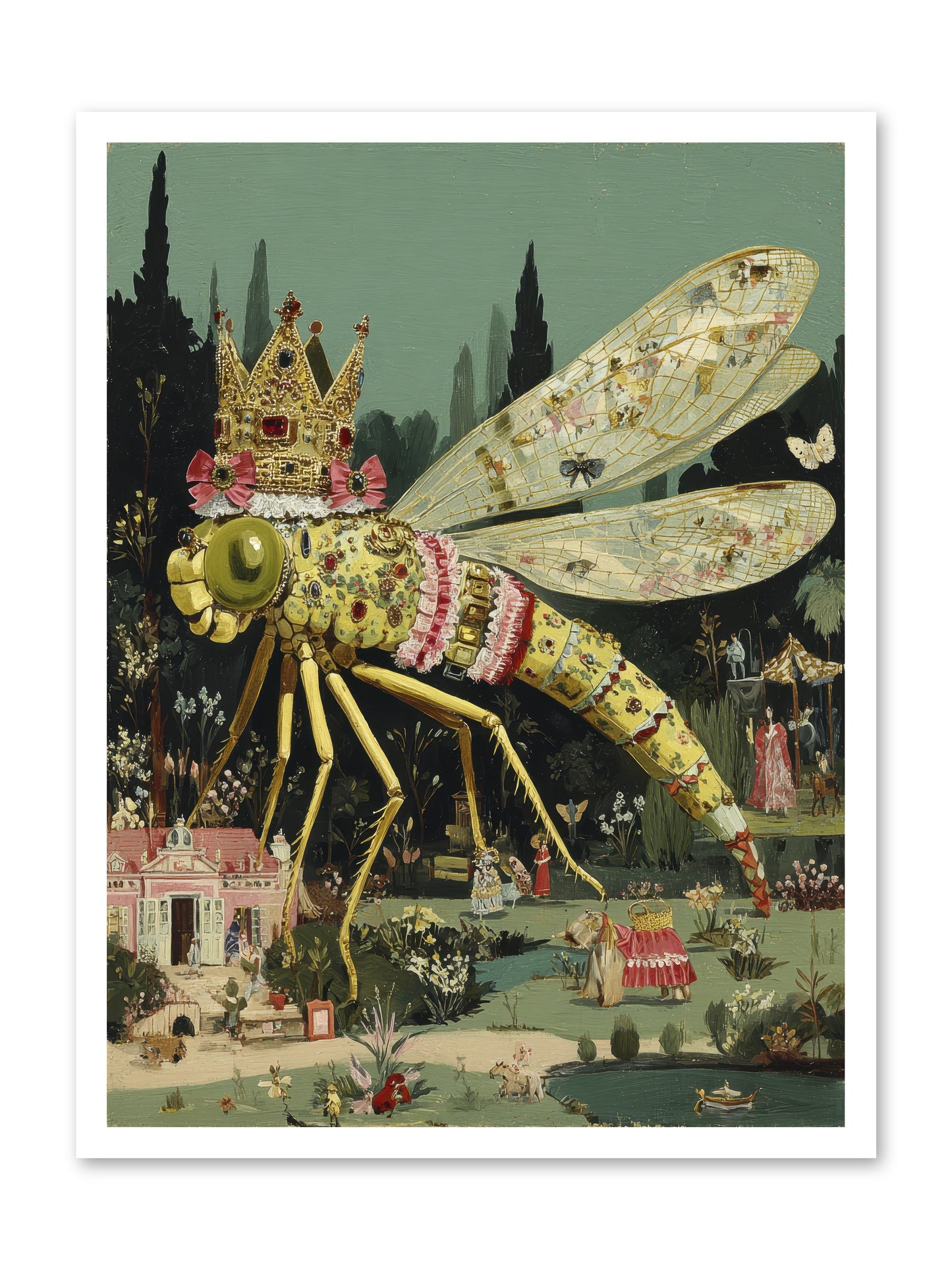 Luxuriant Mysteries -- Loose Canvas Print 24x32