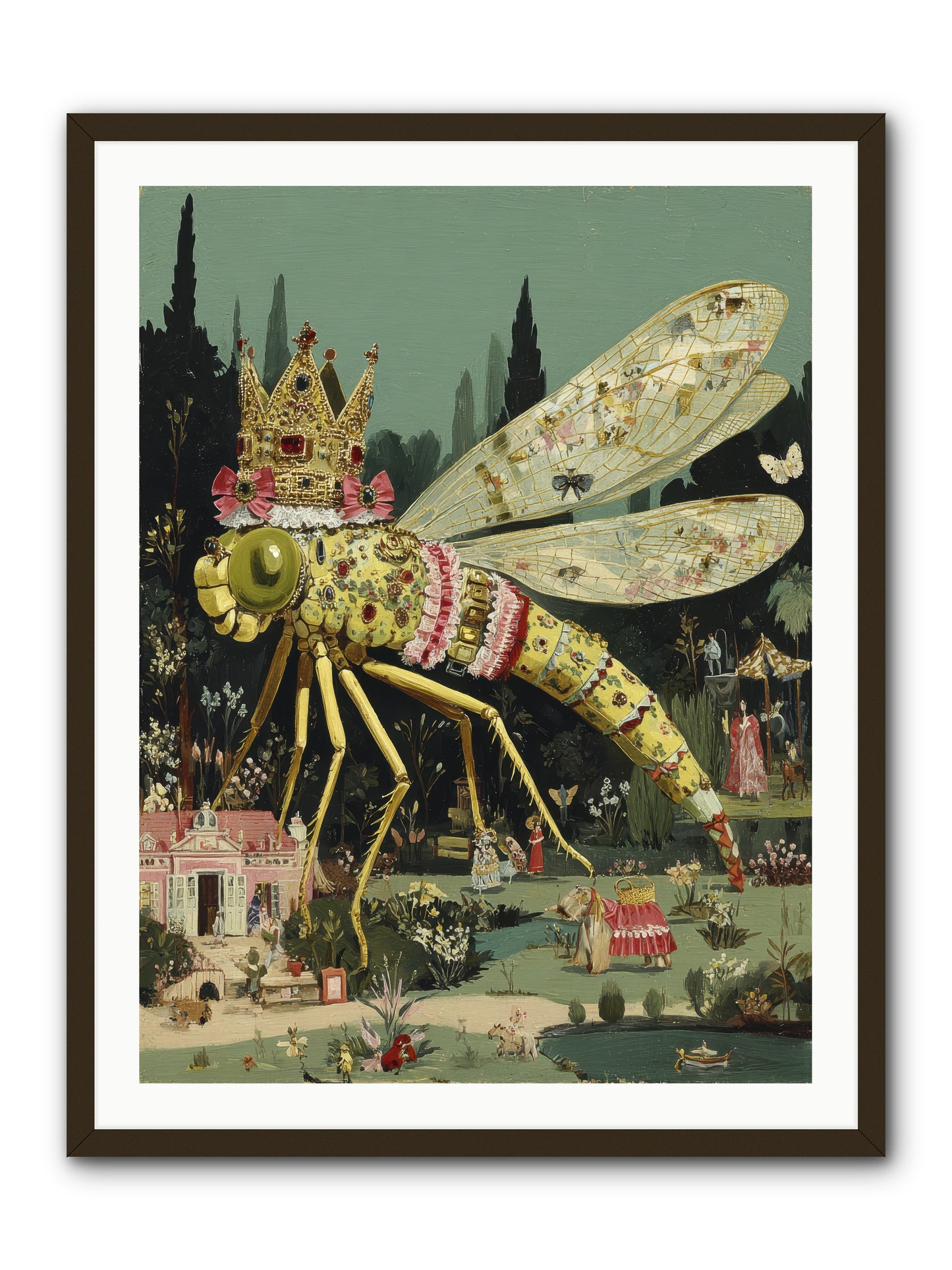 Luxuriant Mysteries -- Framed Print - Black 30x40