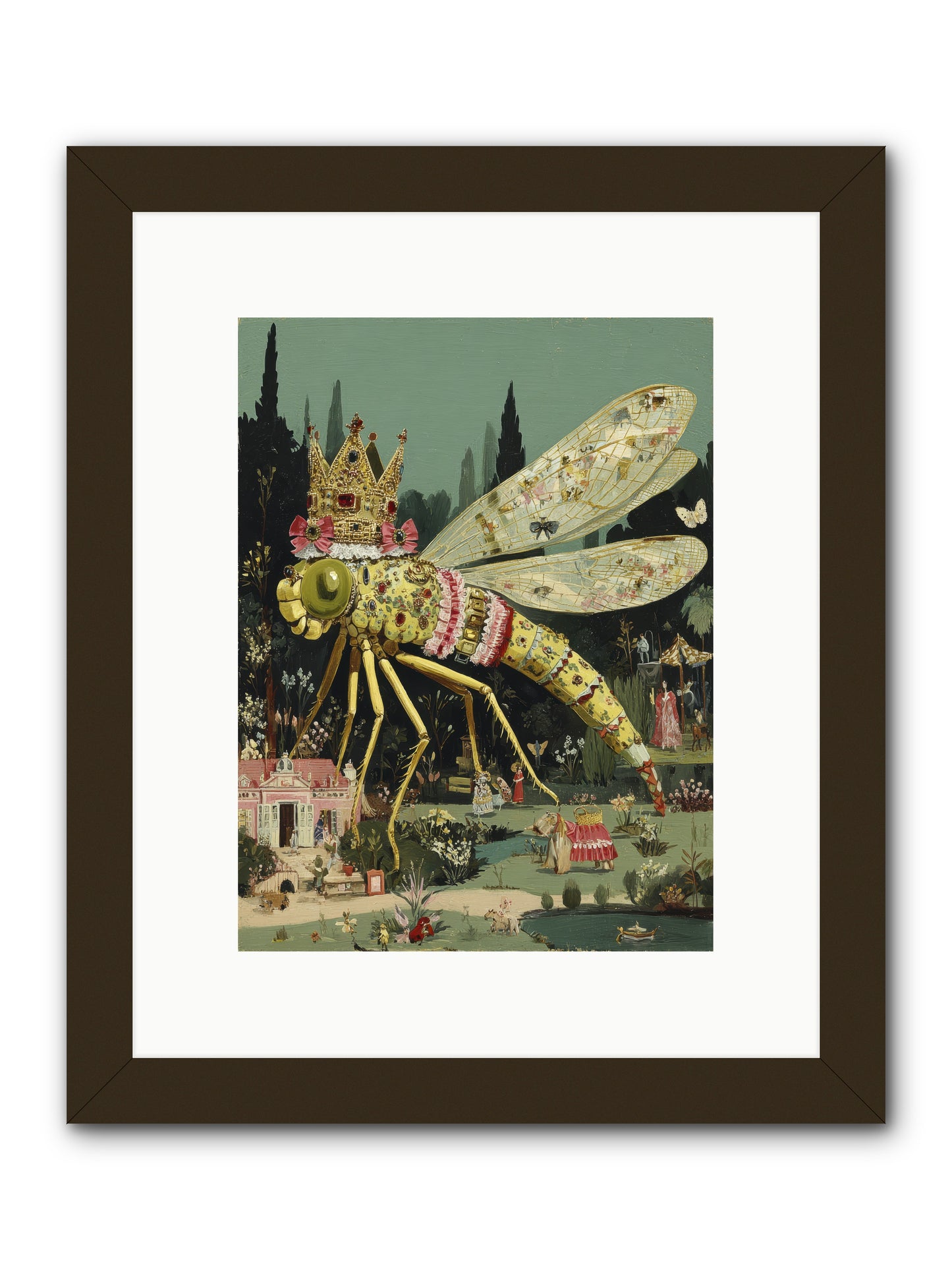 Luxuriant Mysteries -- Framed Print - Black 9x12