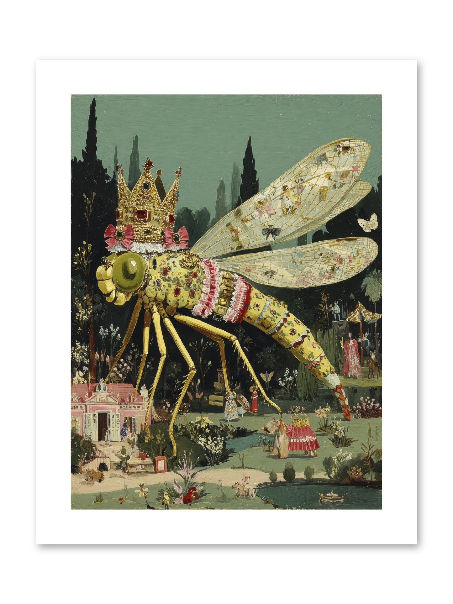 Luxuriant Mysteries -- Loose Canvas Print 9x12