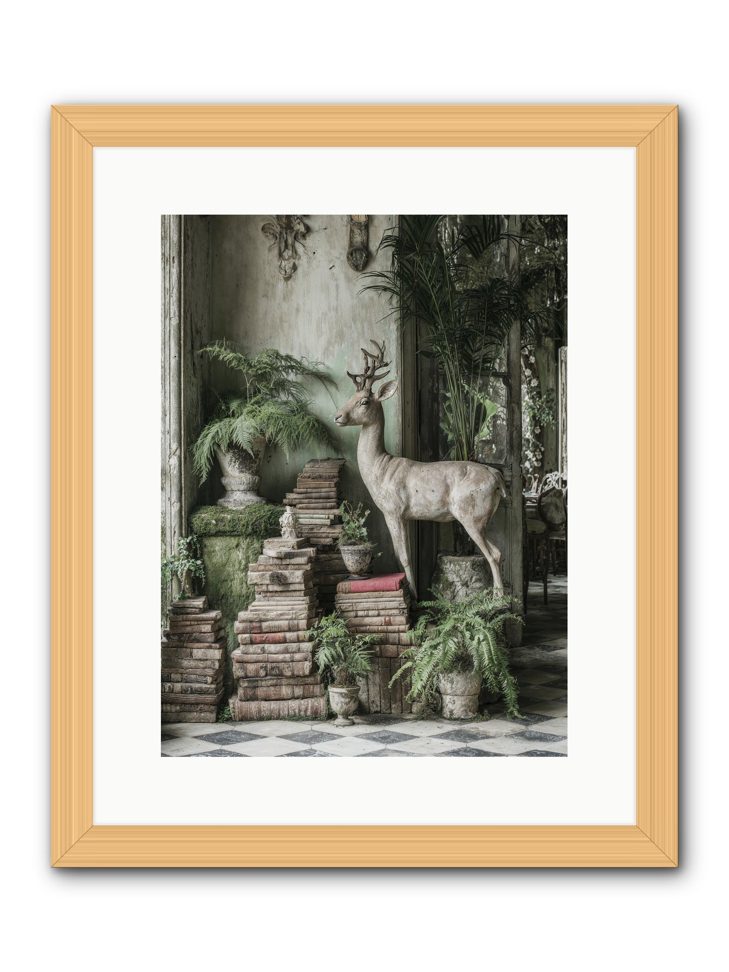 Lyrical -- Framed Print - Natural 12x16
