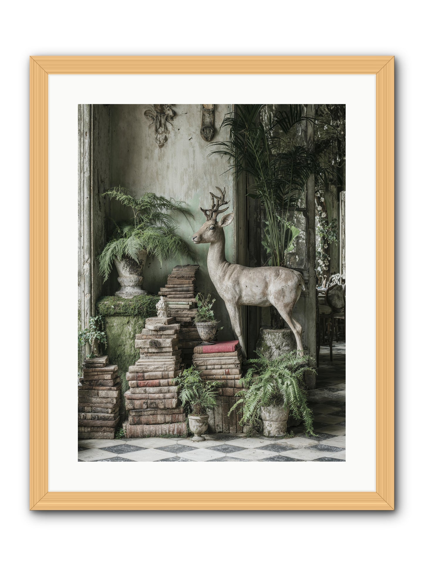 Lyrical -- Framed Print - Natural 18x24