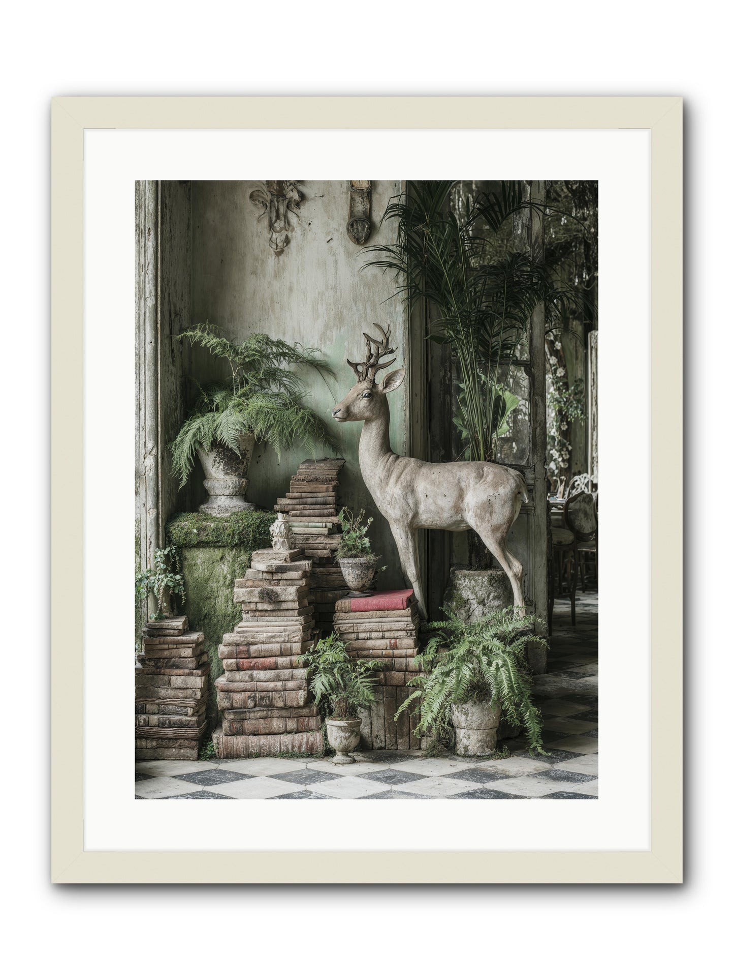 Lyrical -- Framed Print - White 18x24