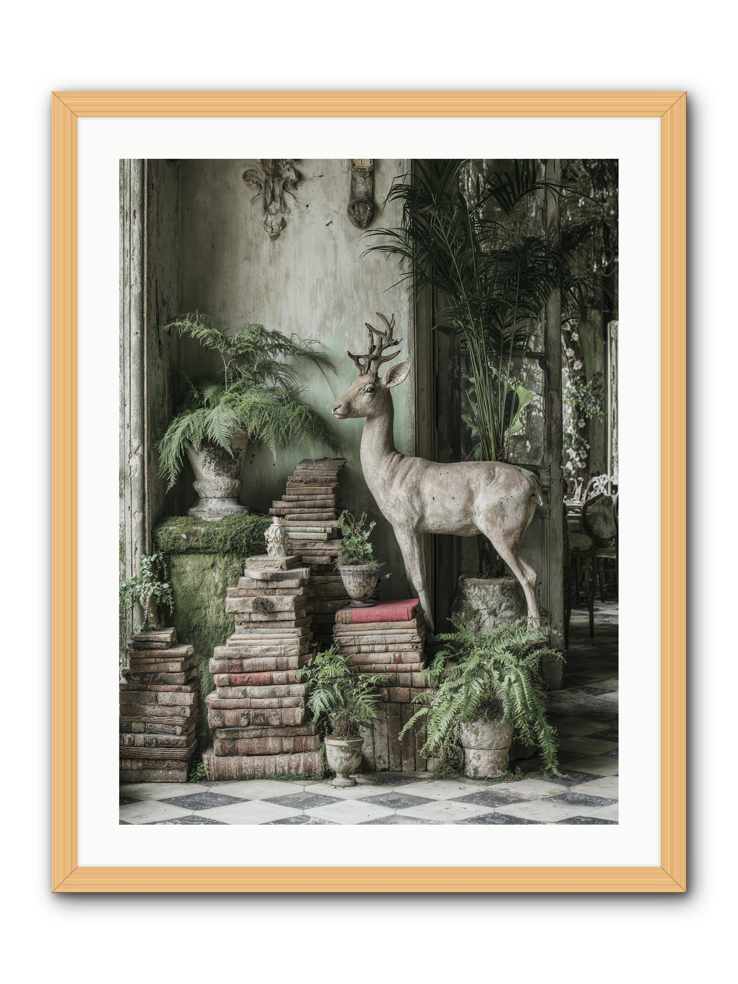 Lyrical -- Framed Print - Natural 24x32