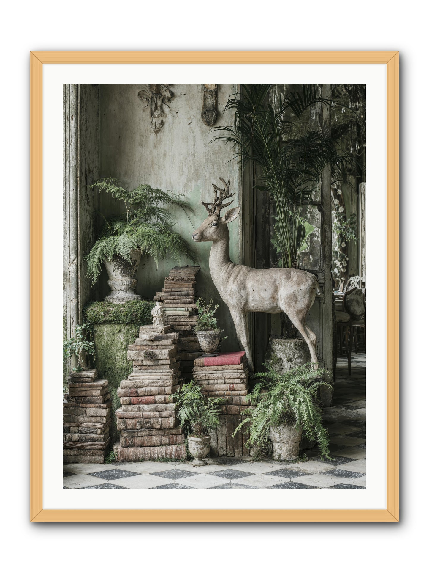 Lyrical -- Framed Print - Natural 30x40