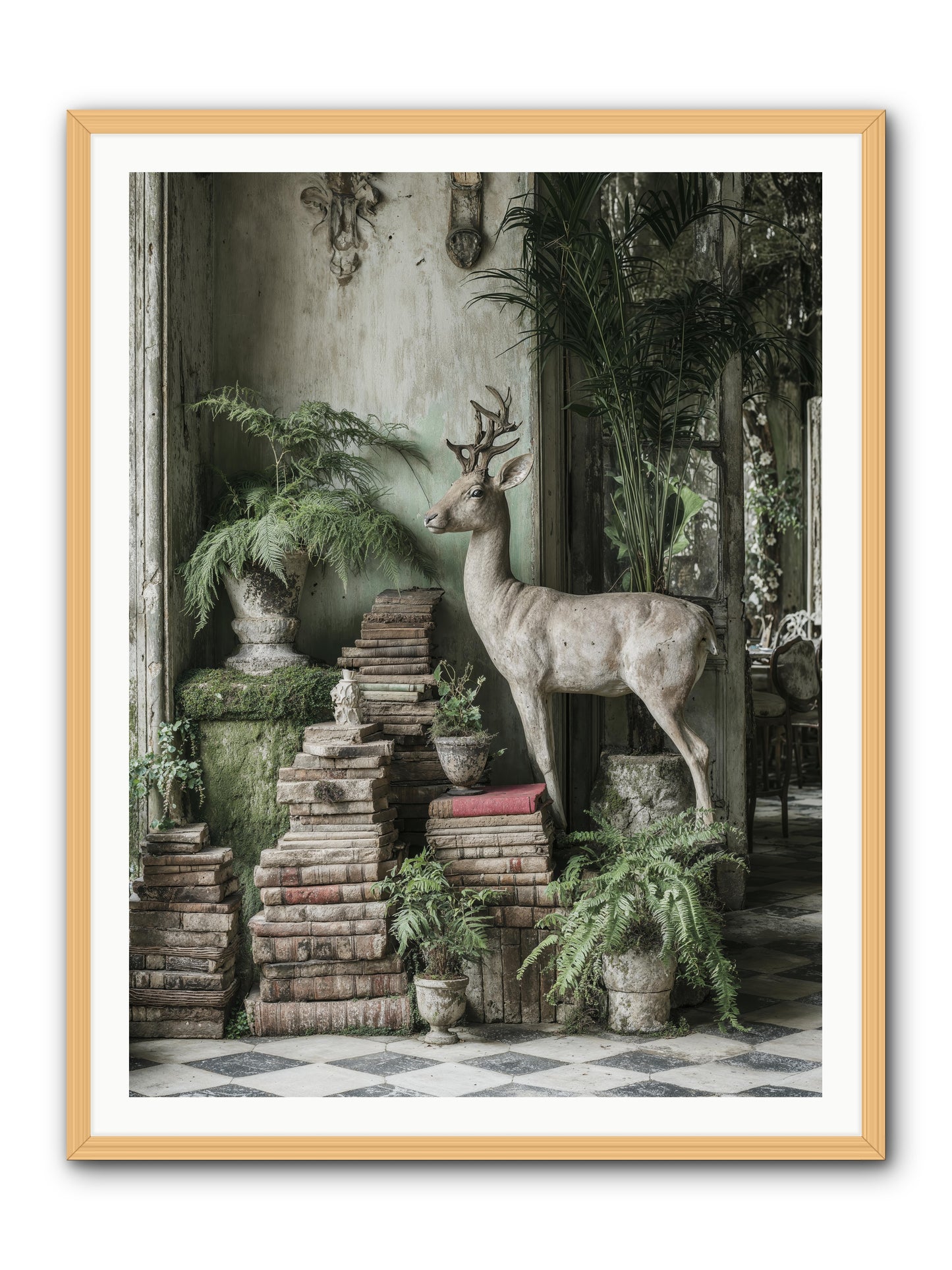 Lyrical -- Framed Print - Natural 36x48