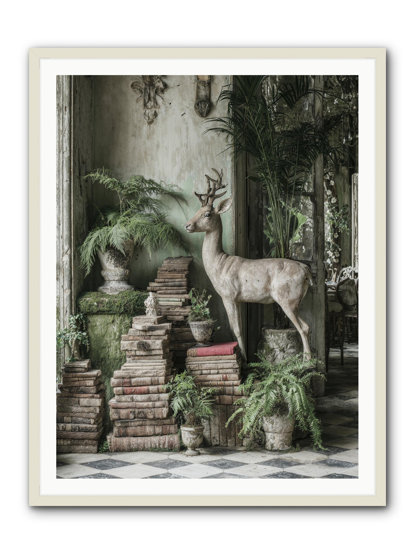 Lyrical -- Framed Print - White 36x48