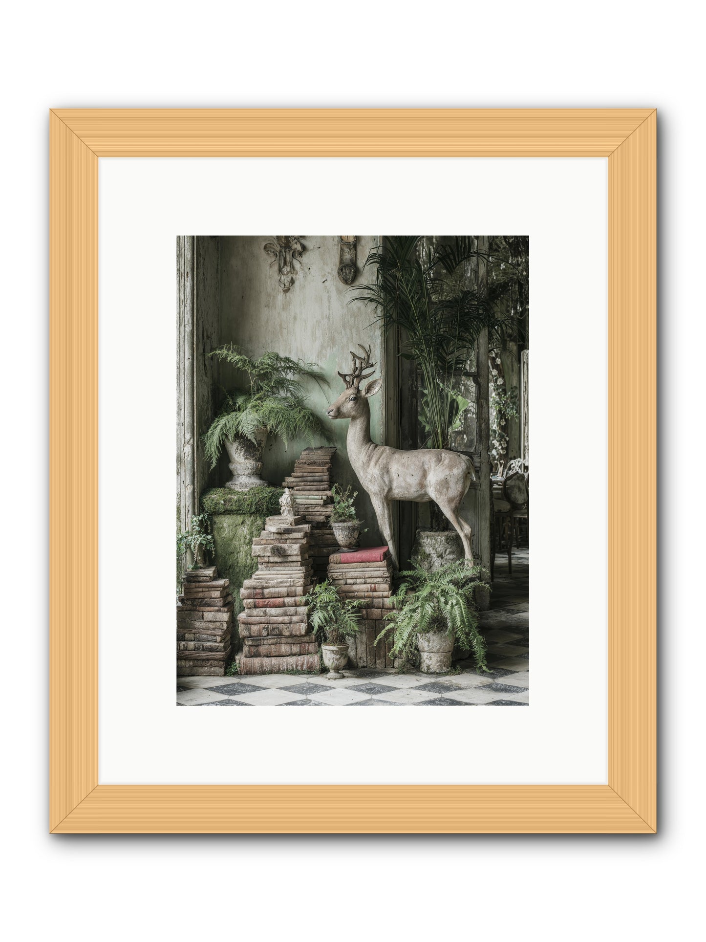 Lyrical -- Framed Print - Natural 9x12