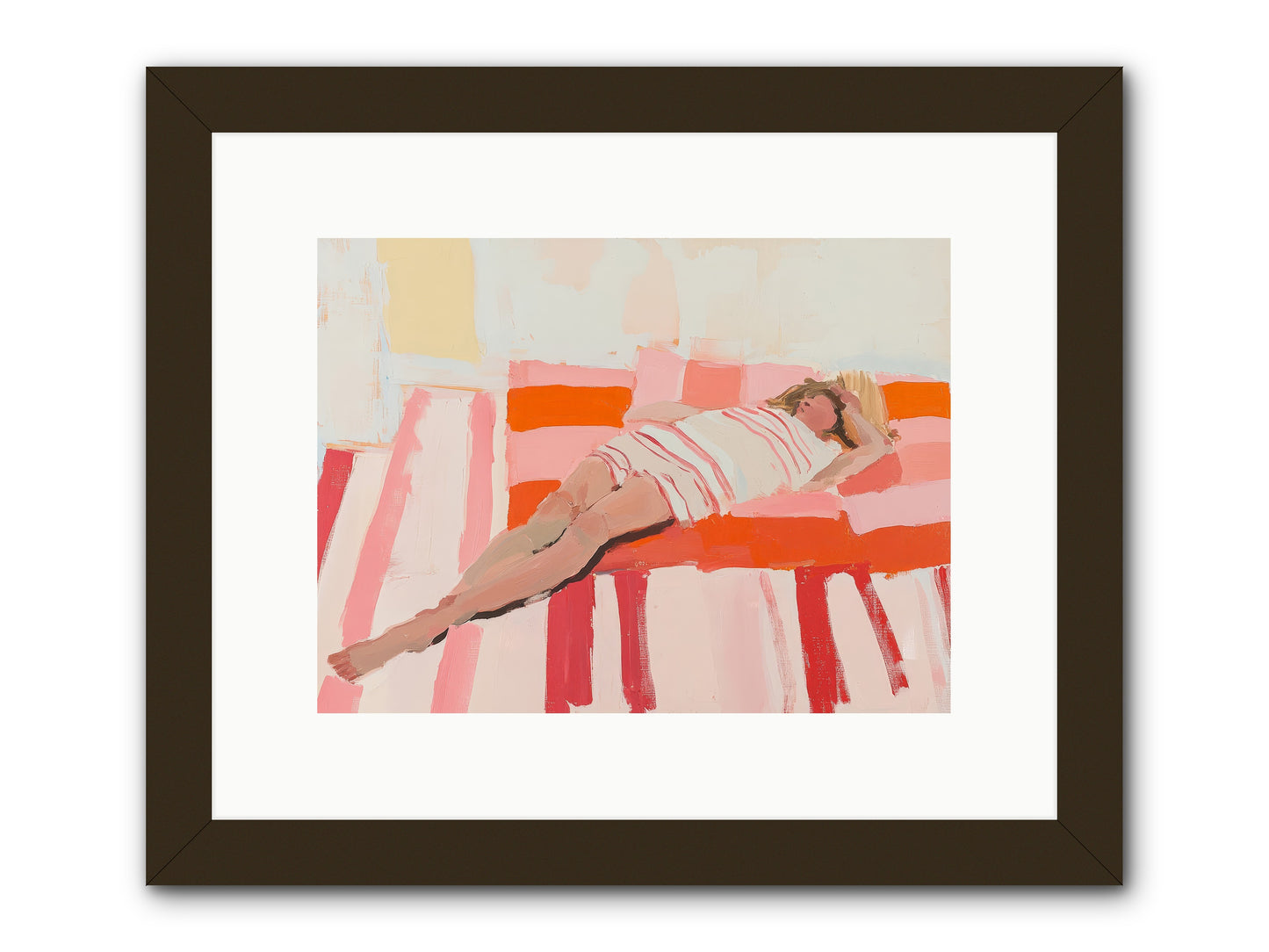 Madame Montague's Rest -- Framed Print - Black 12x9