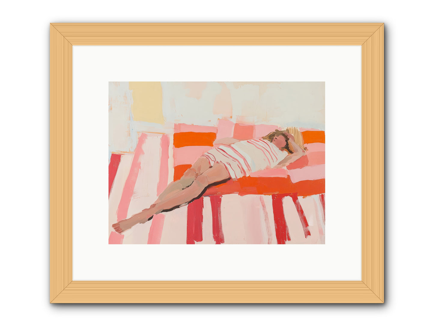 Madame Montague's Rest -- Framed Print - Natural 12x9
