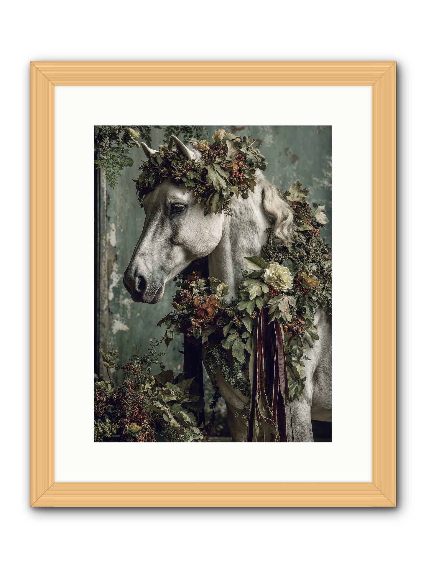 Madrigal -- Framed Print - Natural 12x16
