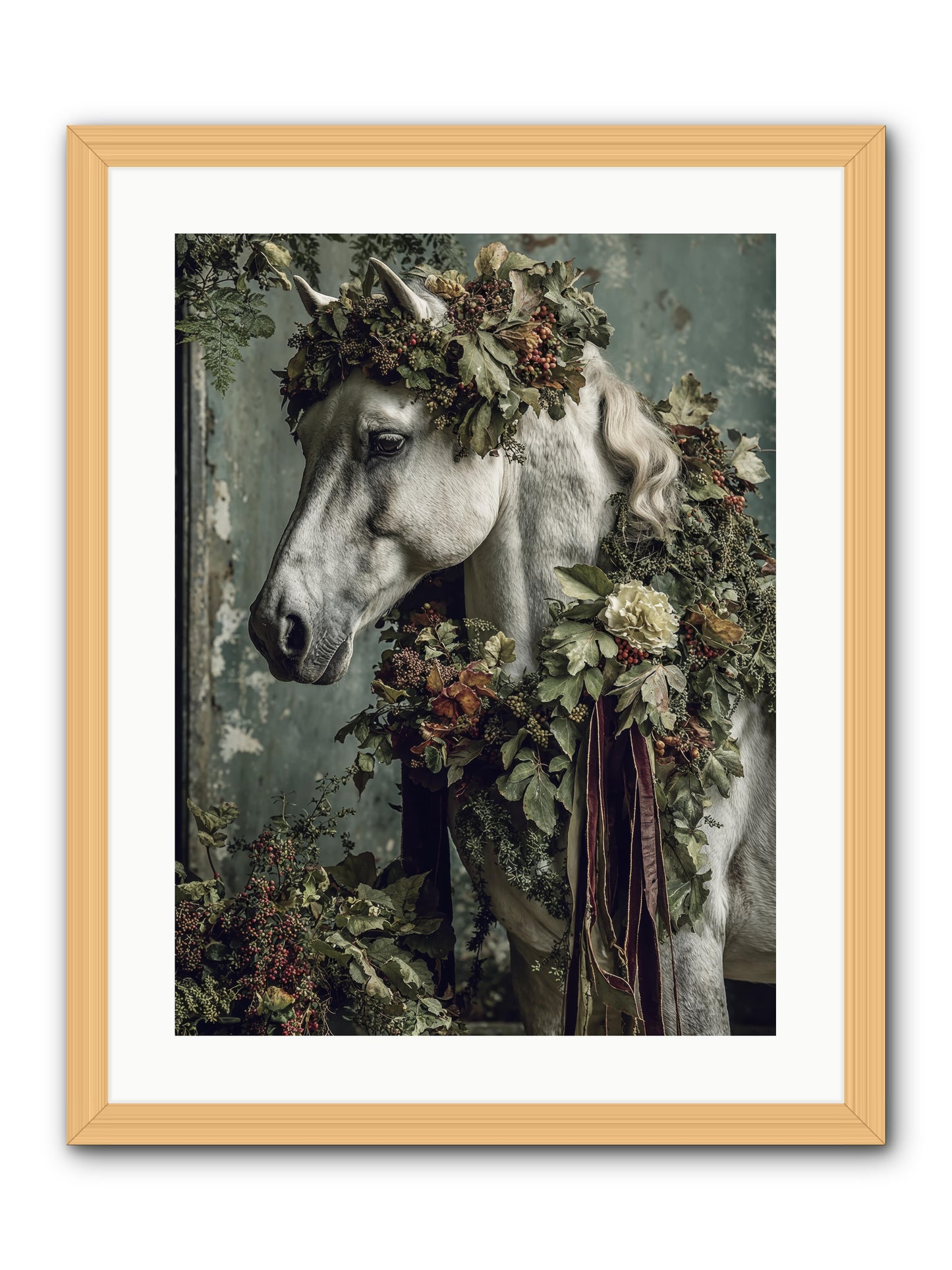 Madrigal -- Framed Print - Natural 18x24