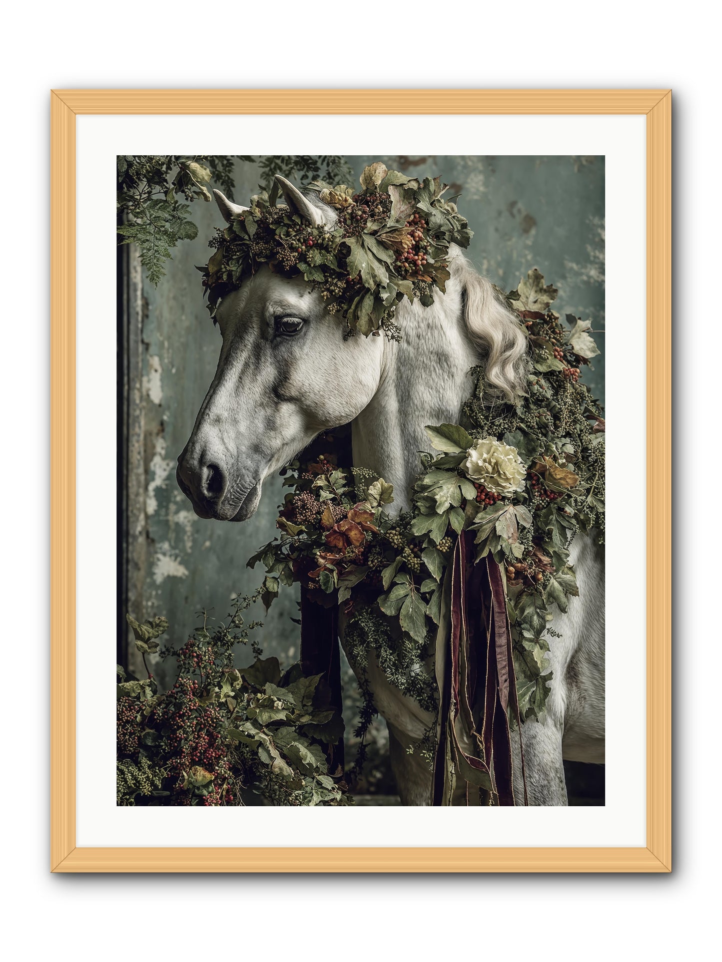 Madrigal -- Framed Print - Natural 24x32