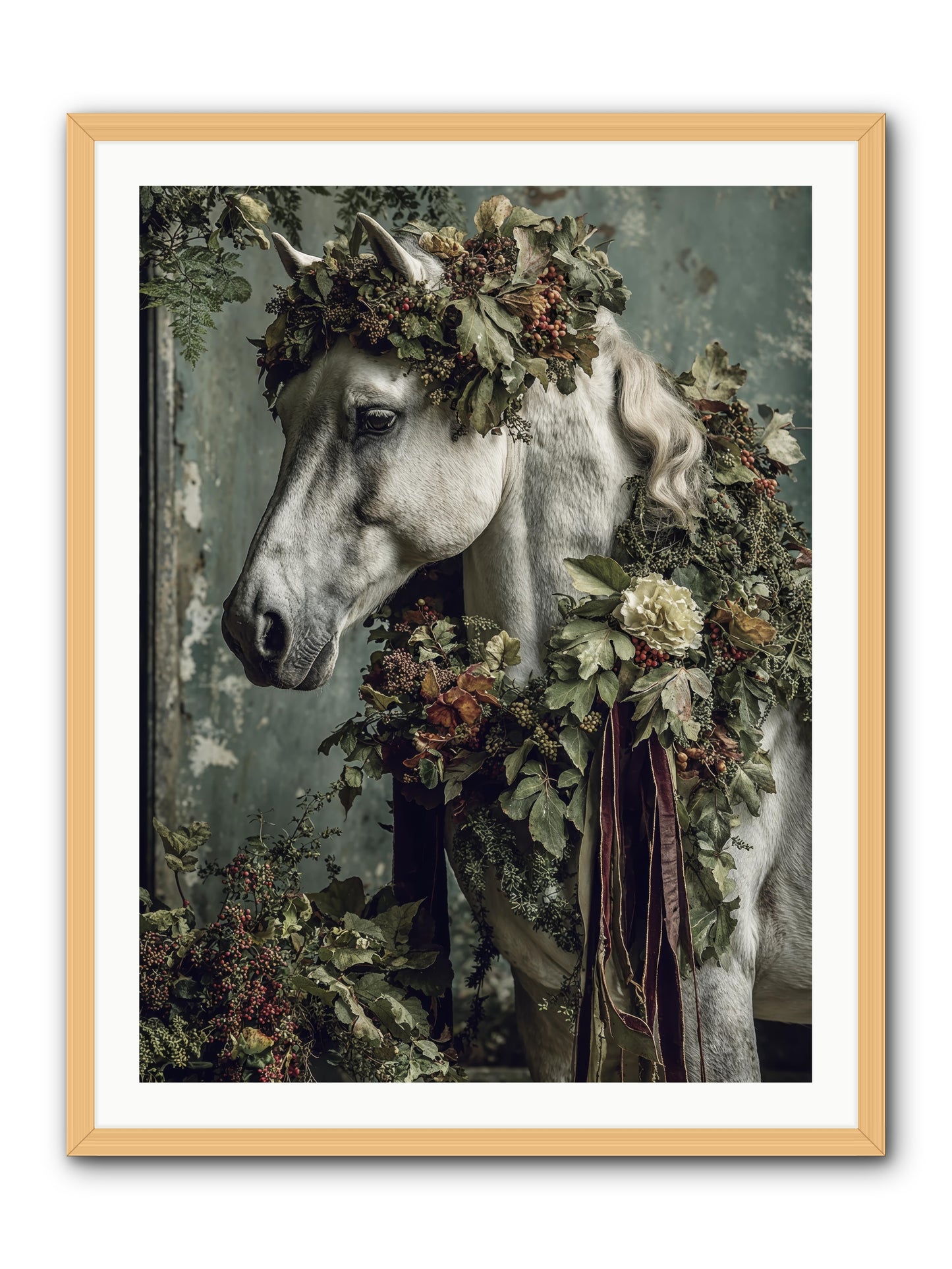 Madrigal -- Framed Print - Natural 30x40