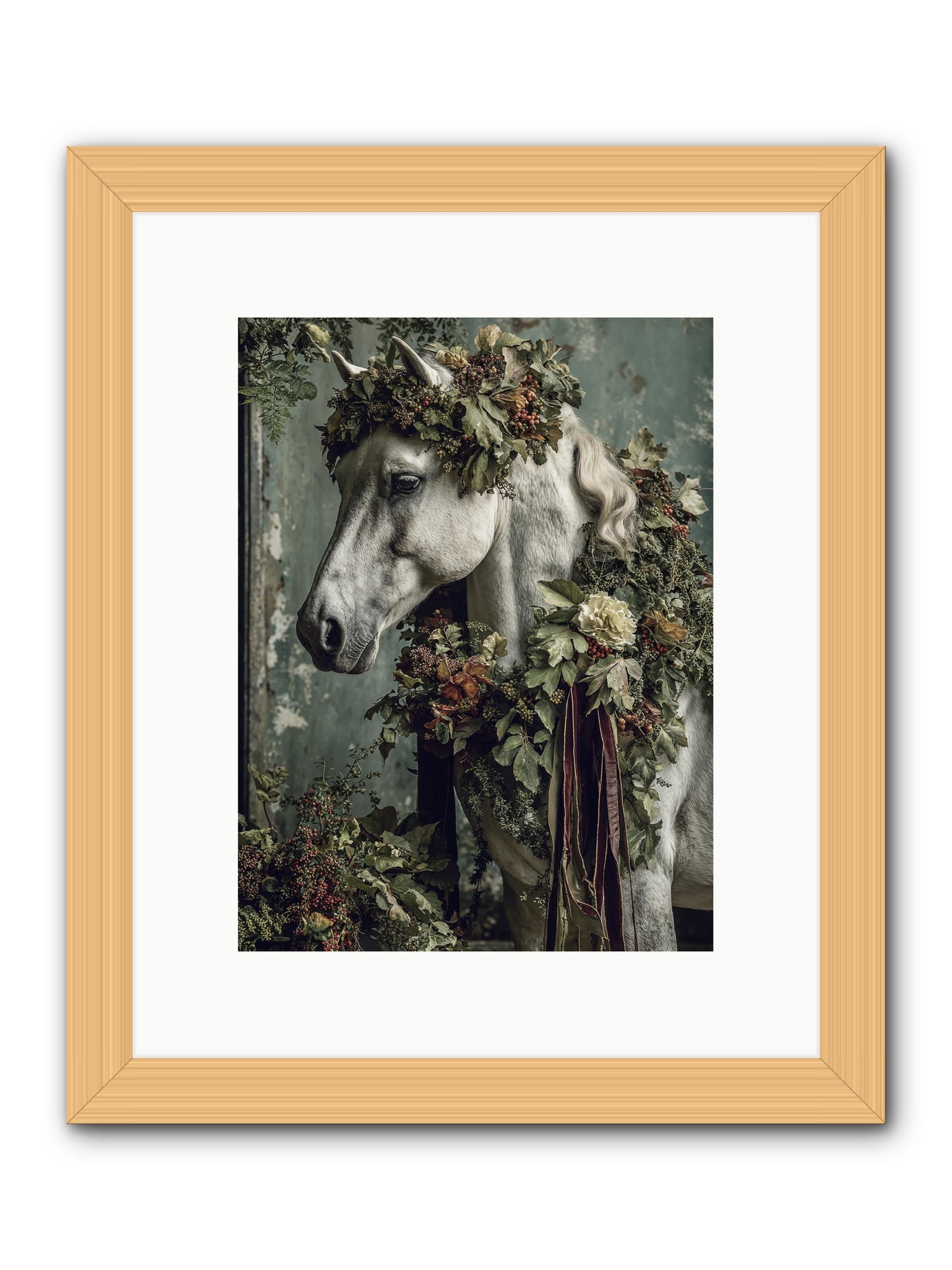 Madrigal -- Framed Print - Natural 9x12