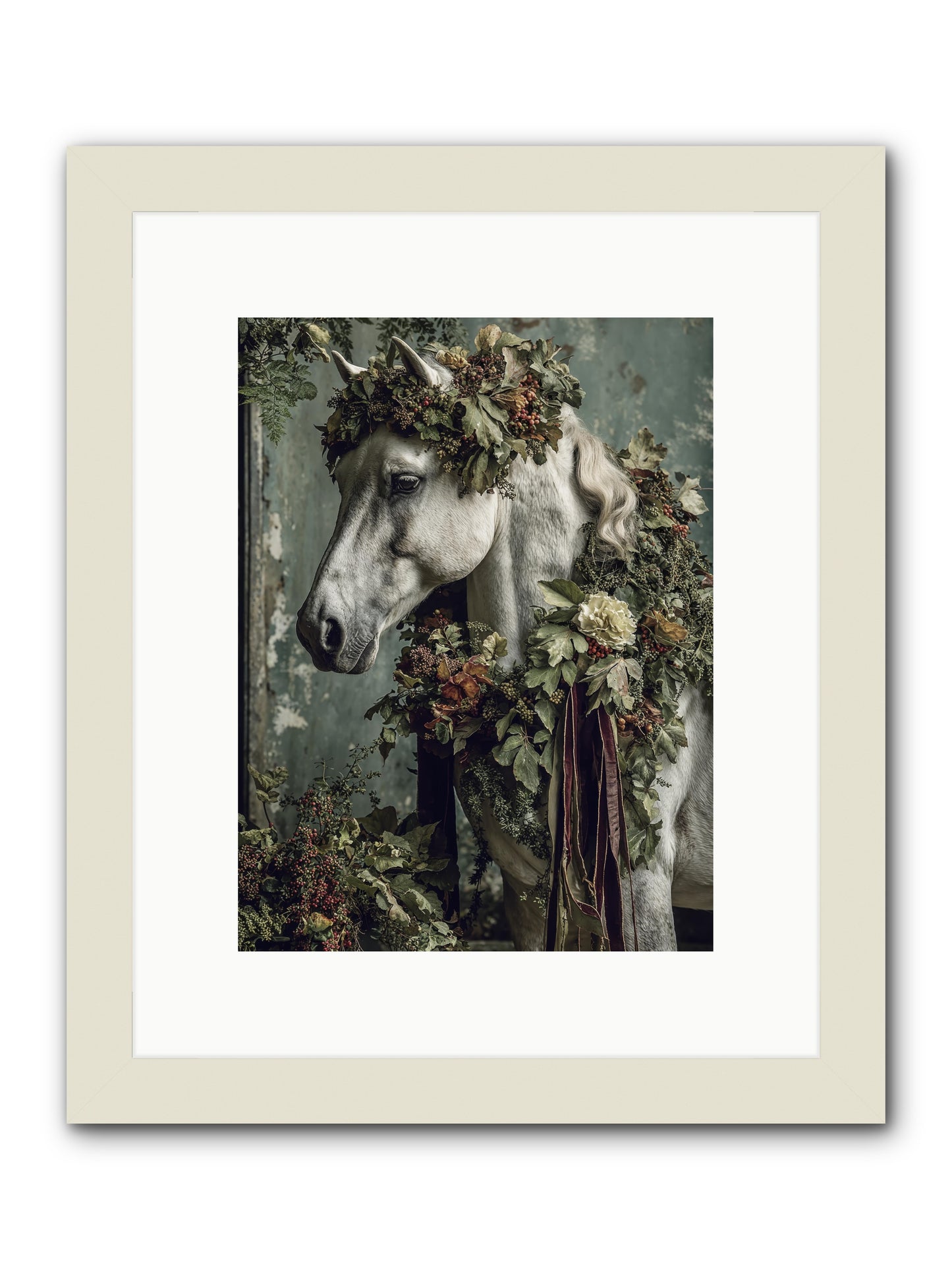 Madrigal -- Framed Print - White 9x12