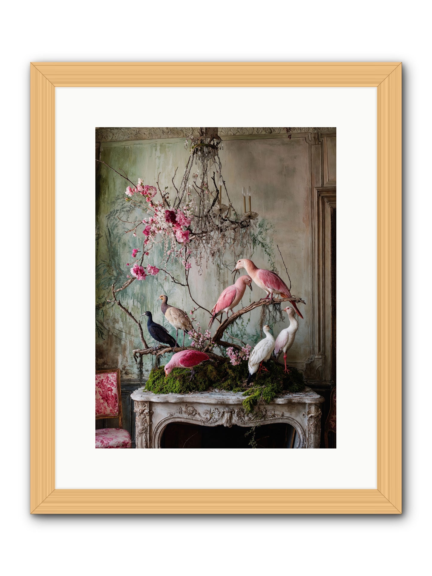 Madrigal Mischief -- Framed Print - Natural 12x16