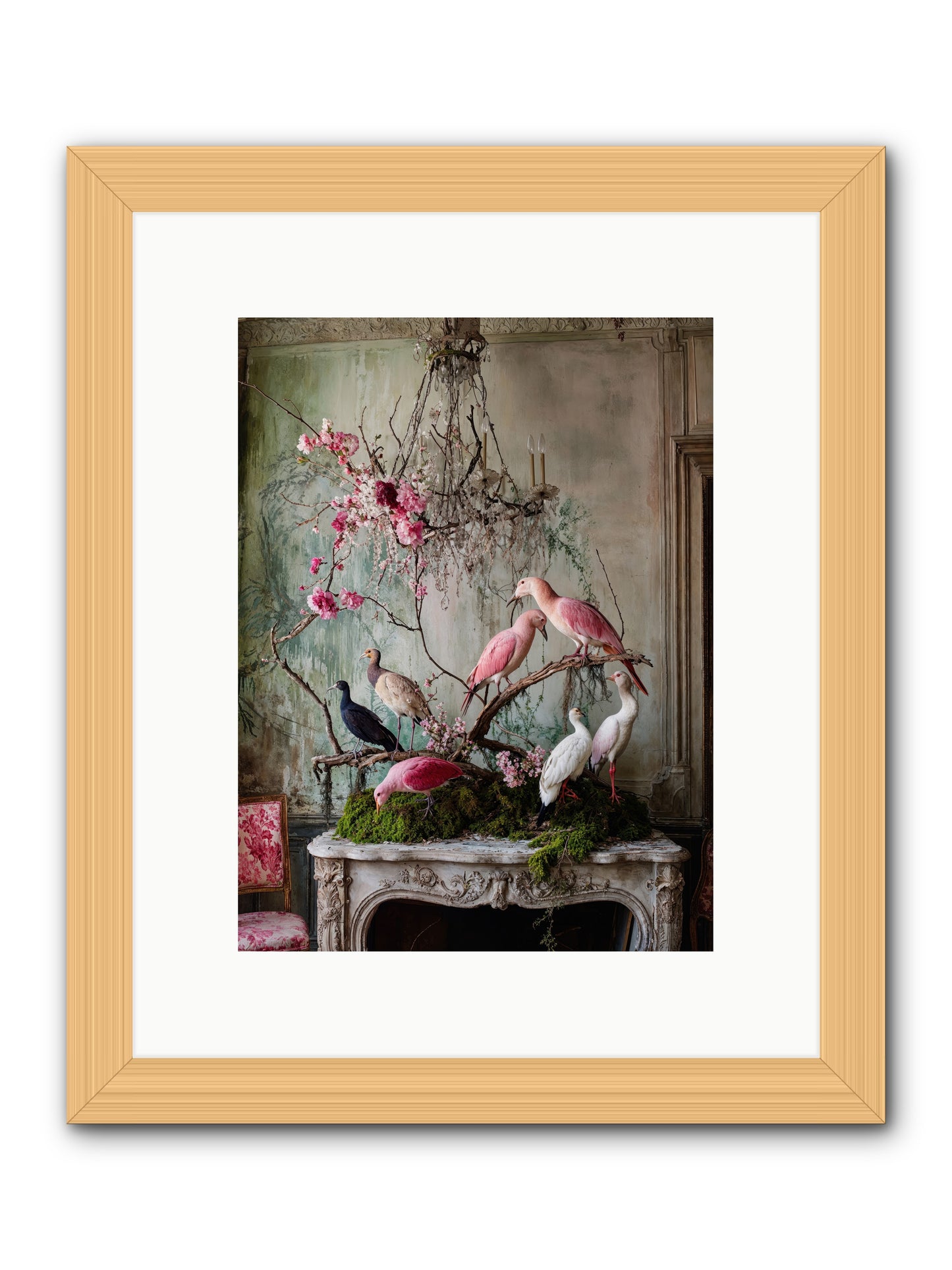 Madrigal Mischief -- Framed Print - Natural 9x12