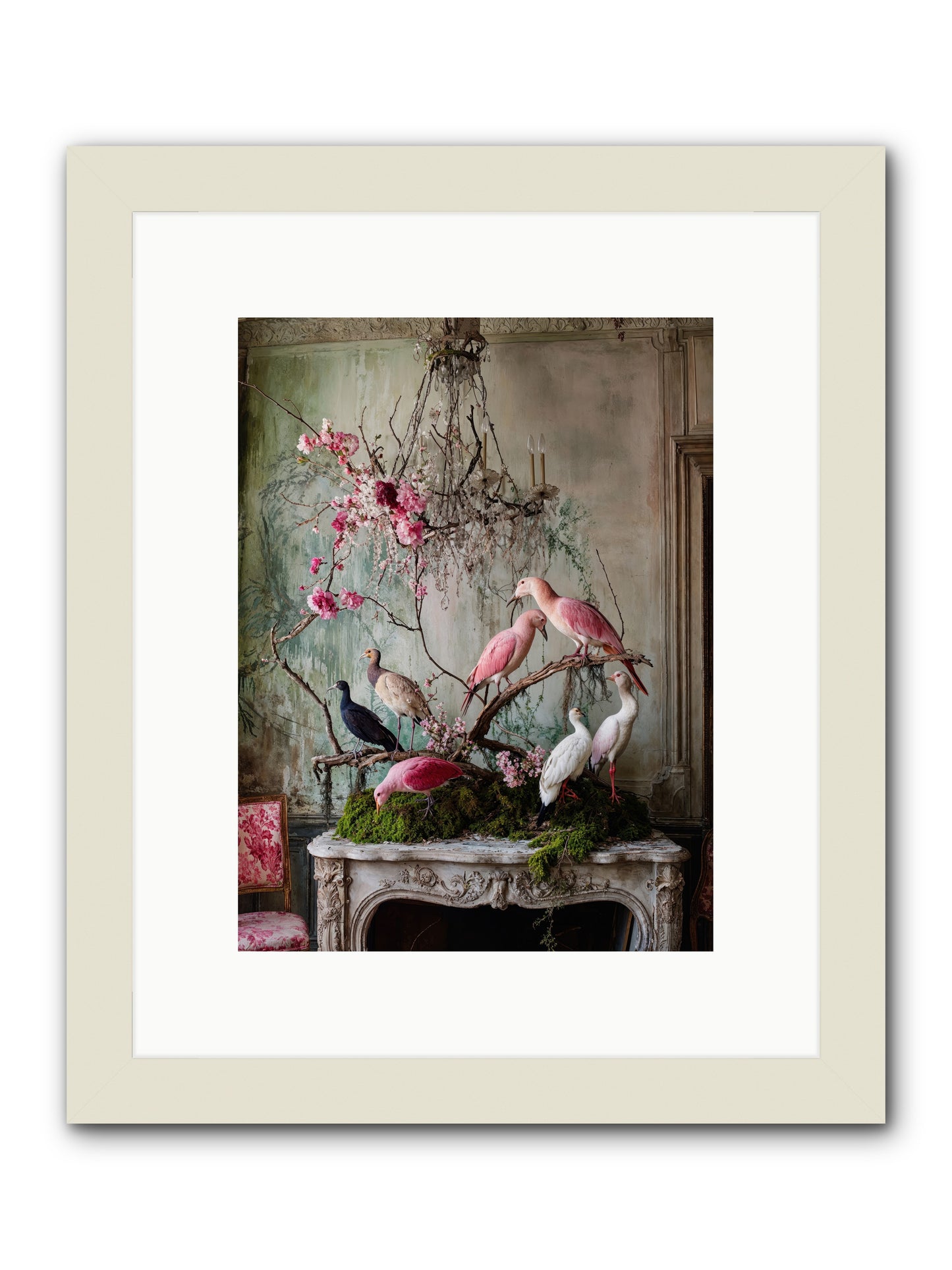Madrigal Mischief -- Framed Print - White 9x12