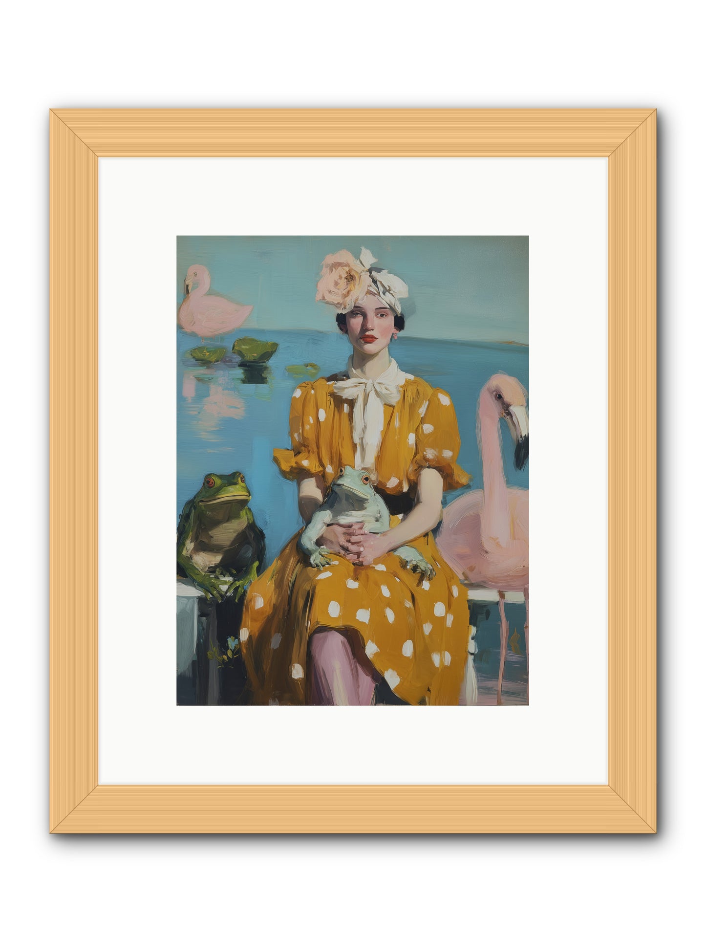 Magic Between Us -- Framed Print - Natural 9x12