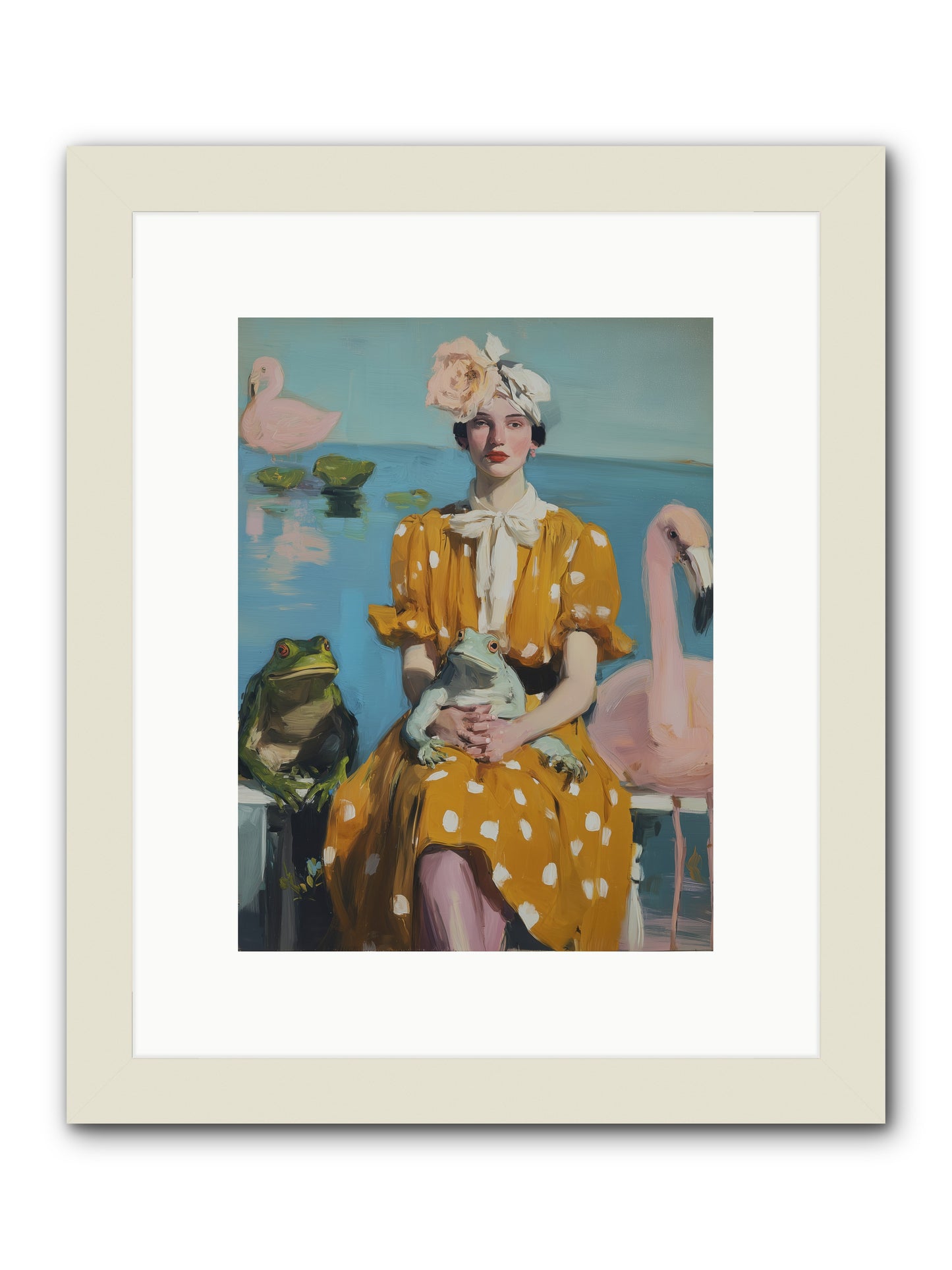 Magic Between Us -- Framed Print - White 9x12