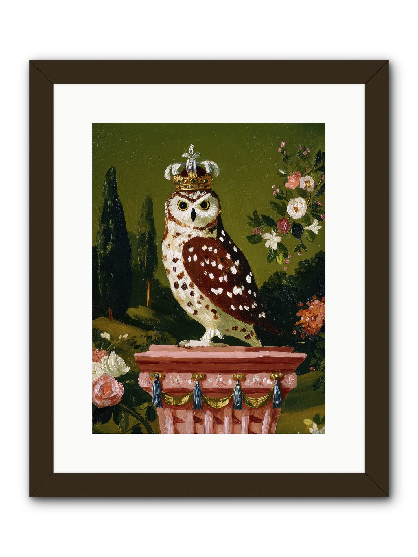 Magic Came to Call -- Framed Print - Black 12x16