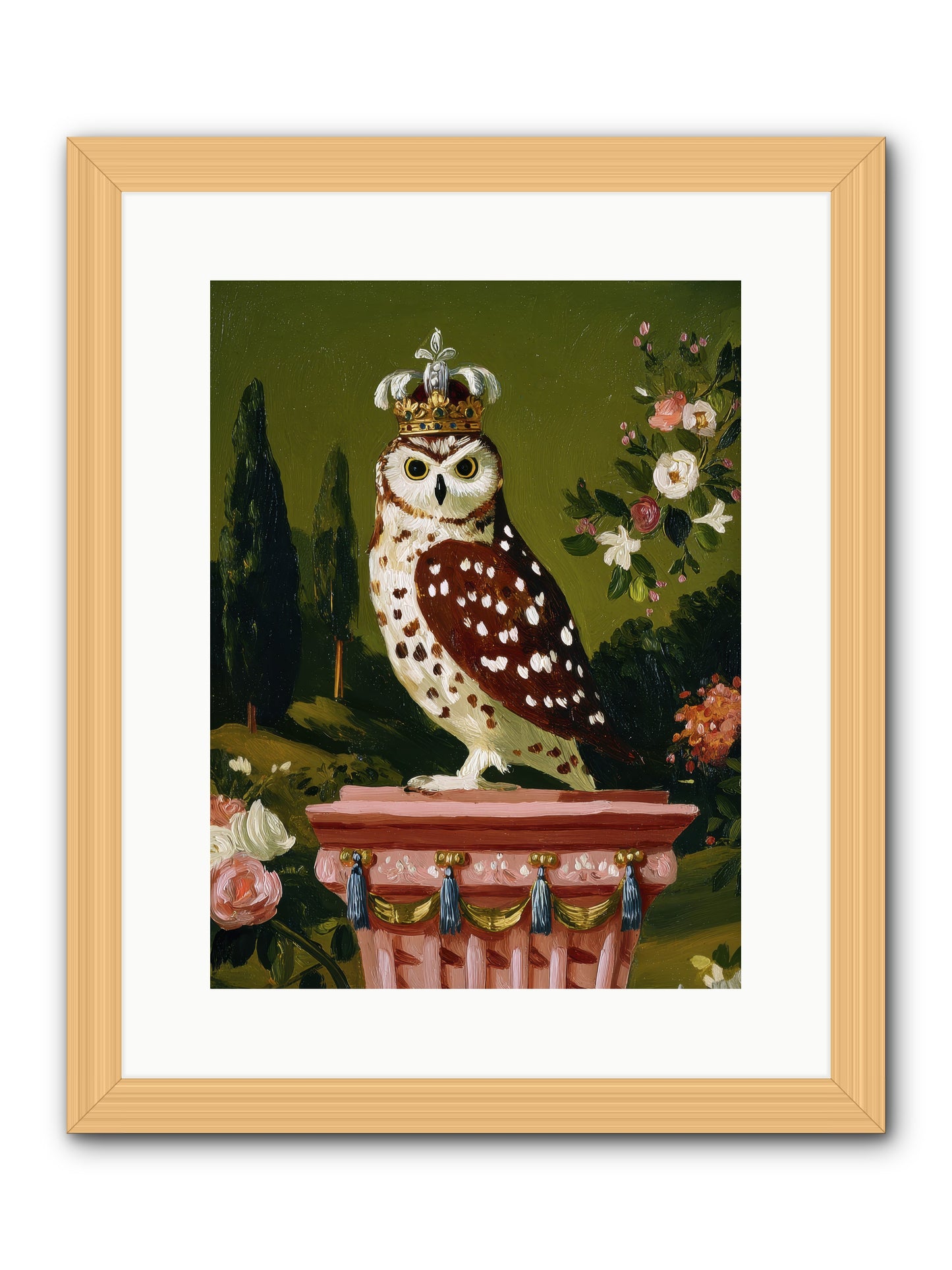 Magic Came to Call -- Framed Print - Natural 12x16