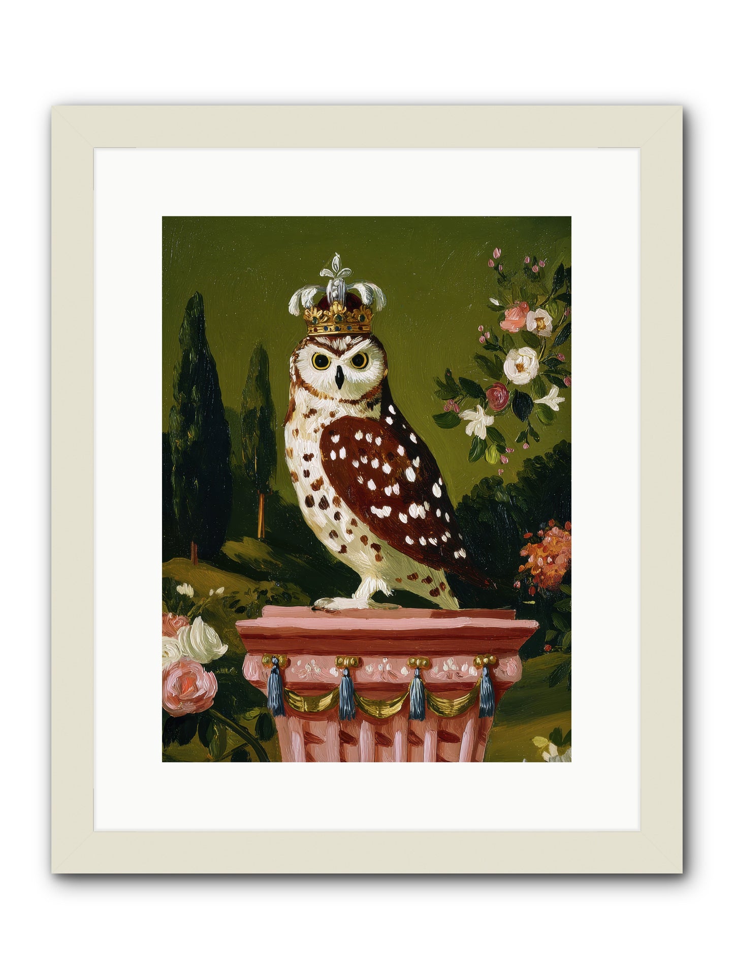 Magic Came to Call -- Framed Print - White 12x16