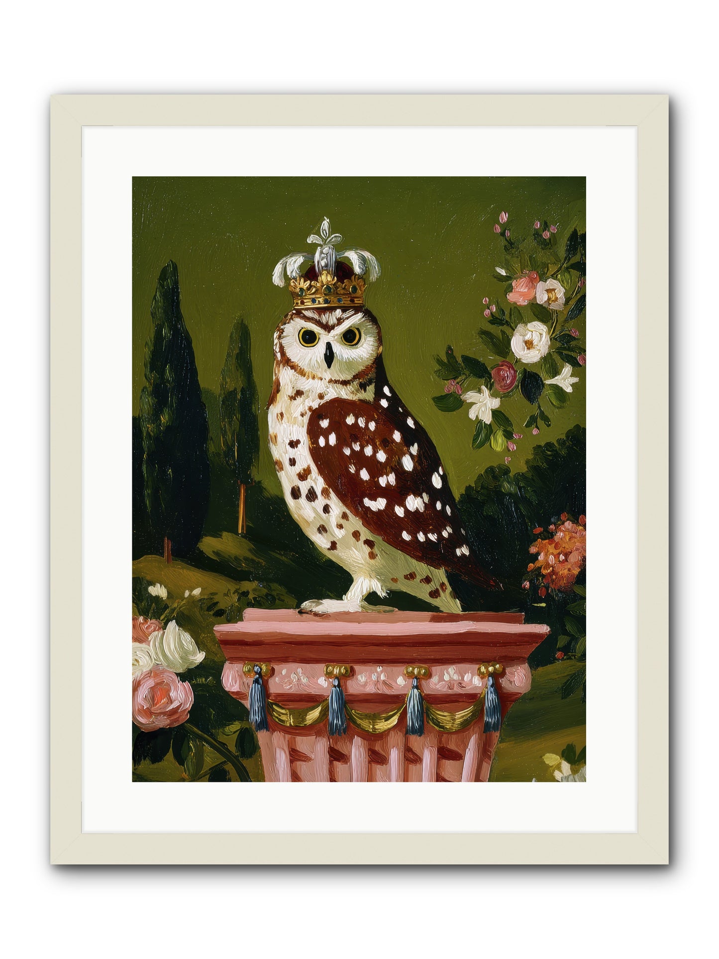 Magic Came to Call -- Framed Print - White 18x24