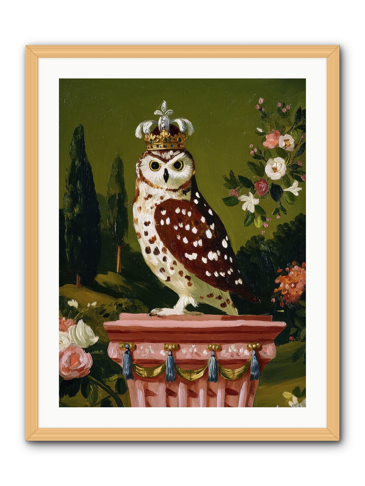 Magic Came to Call -- Framed Print - Natural 24x32