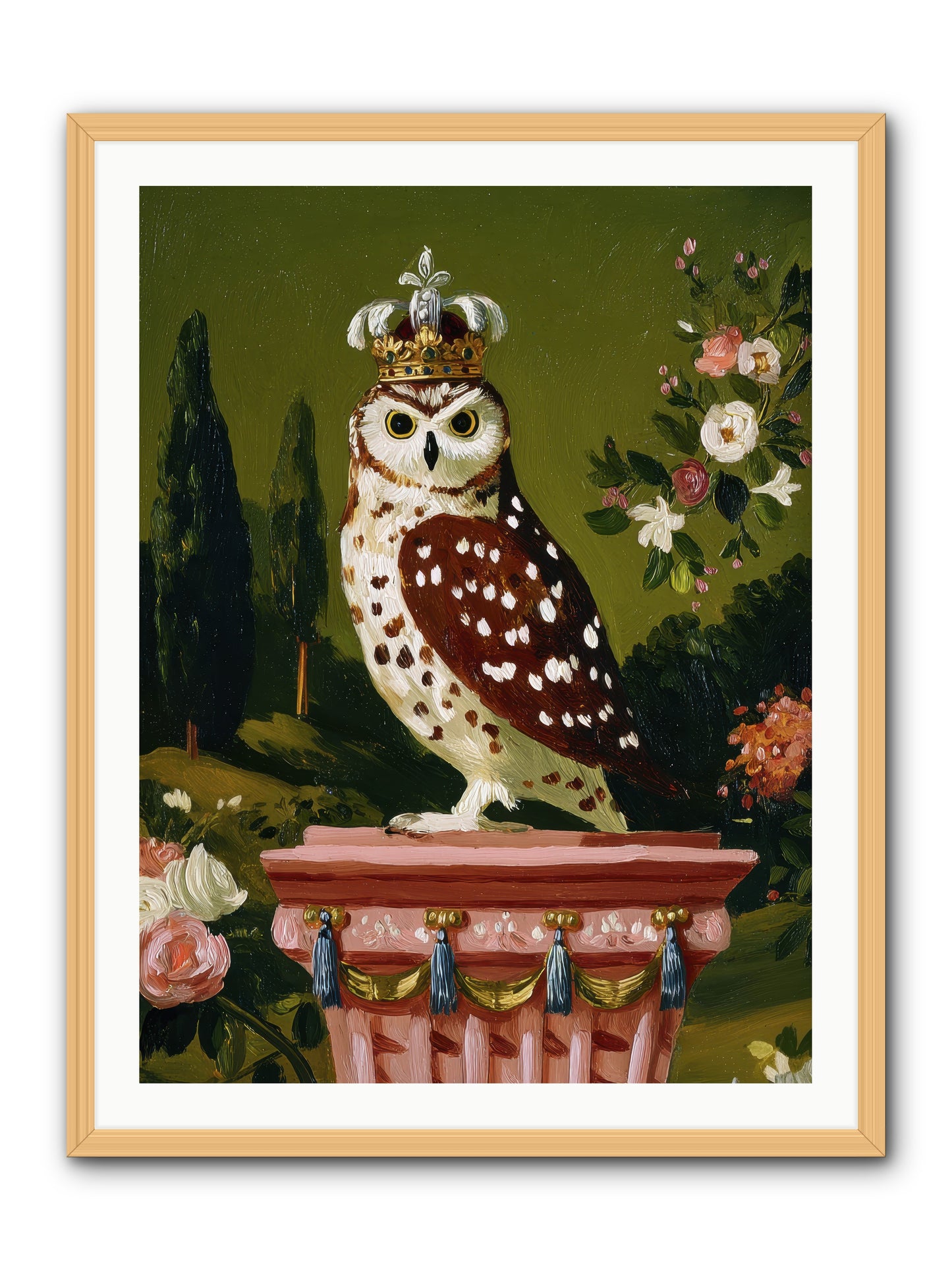 Magic Came to Call -- Framed Print - Natural 30x40